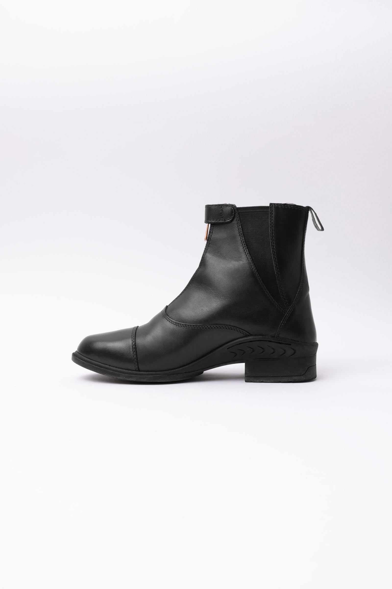 Horze Rose Leather Jodphur Boots with Front Zipper Riding Boots & Riding Shoes