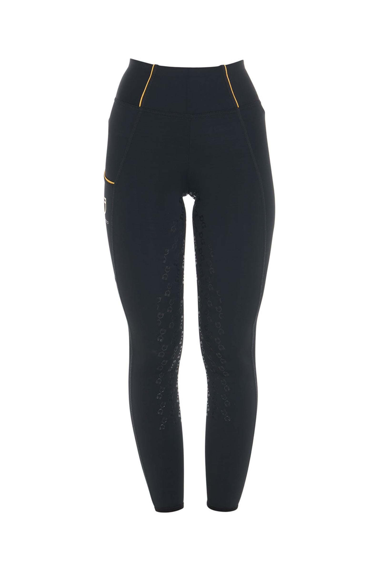 Equestro Women's Fleece Lining Full Grip Leggings Womens Breeches