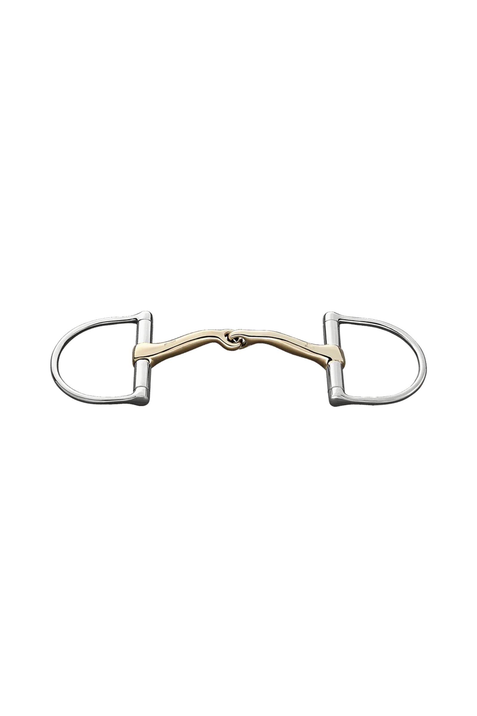 Sprenger KK tvarované D-kroužkové stihlo, jednoduché lomení, 16 mm, Sensogan Horse Bits