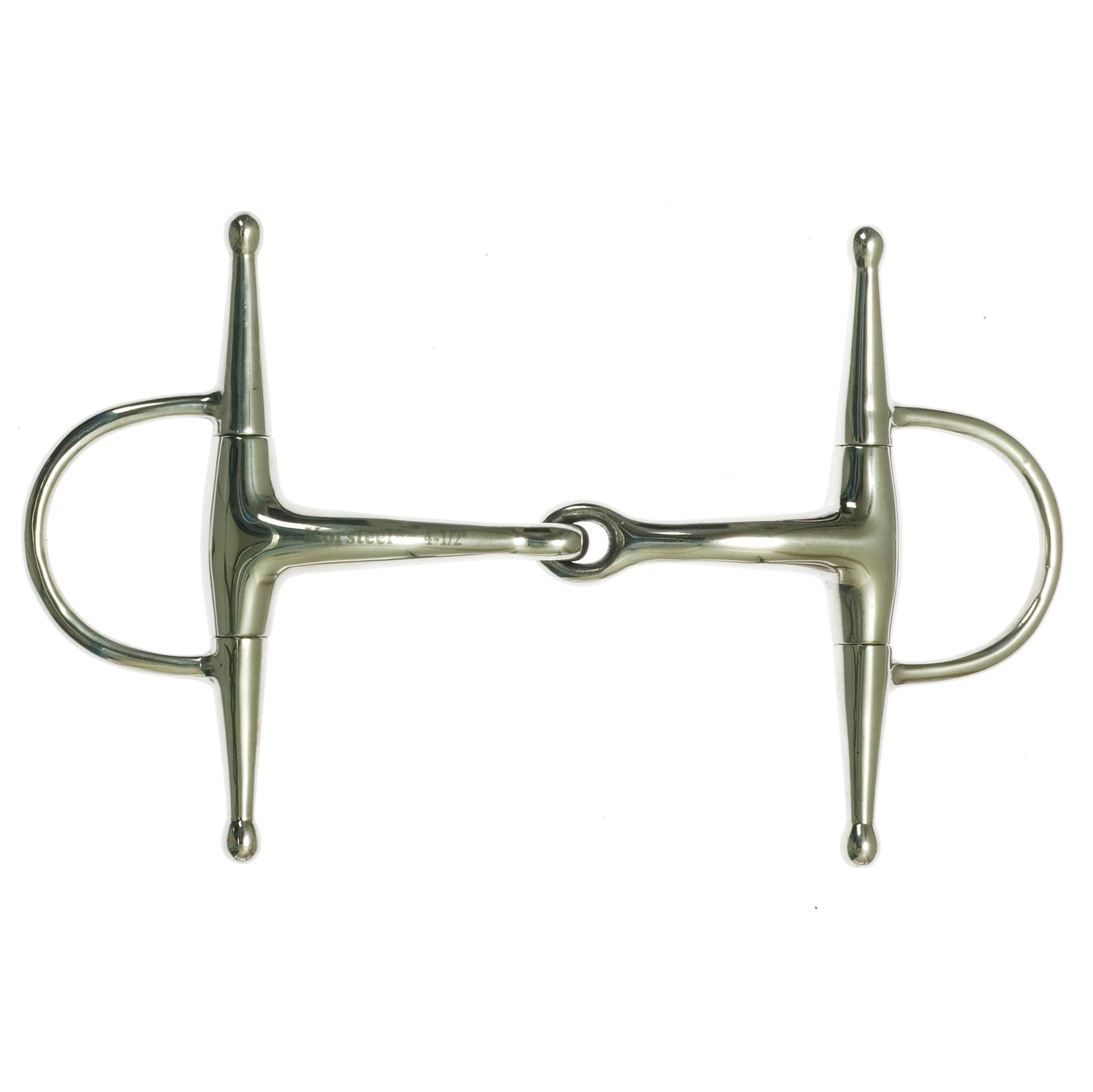 Korsteel Stainless Steel Jointed Full Cheek Snaffle Bit Horse Bits