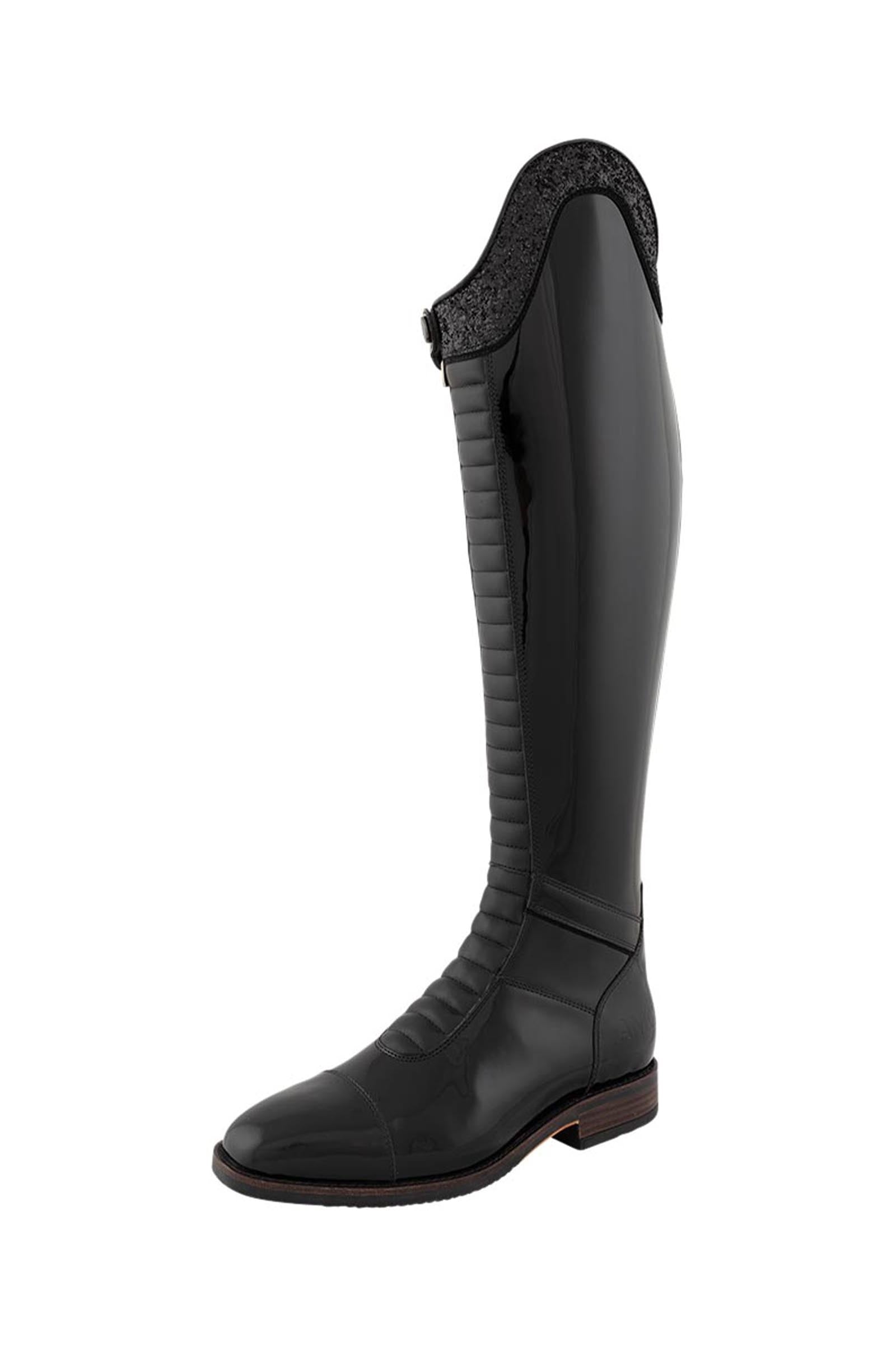 Anky ANKY New Orleans Jezdecké Boty z Lakované Kůže, Úzký Holeň Riding Boots & Riding Shoes