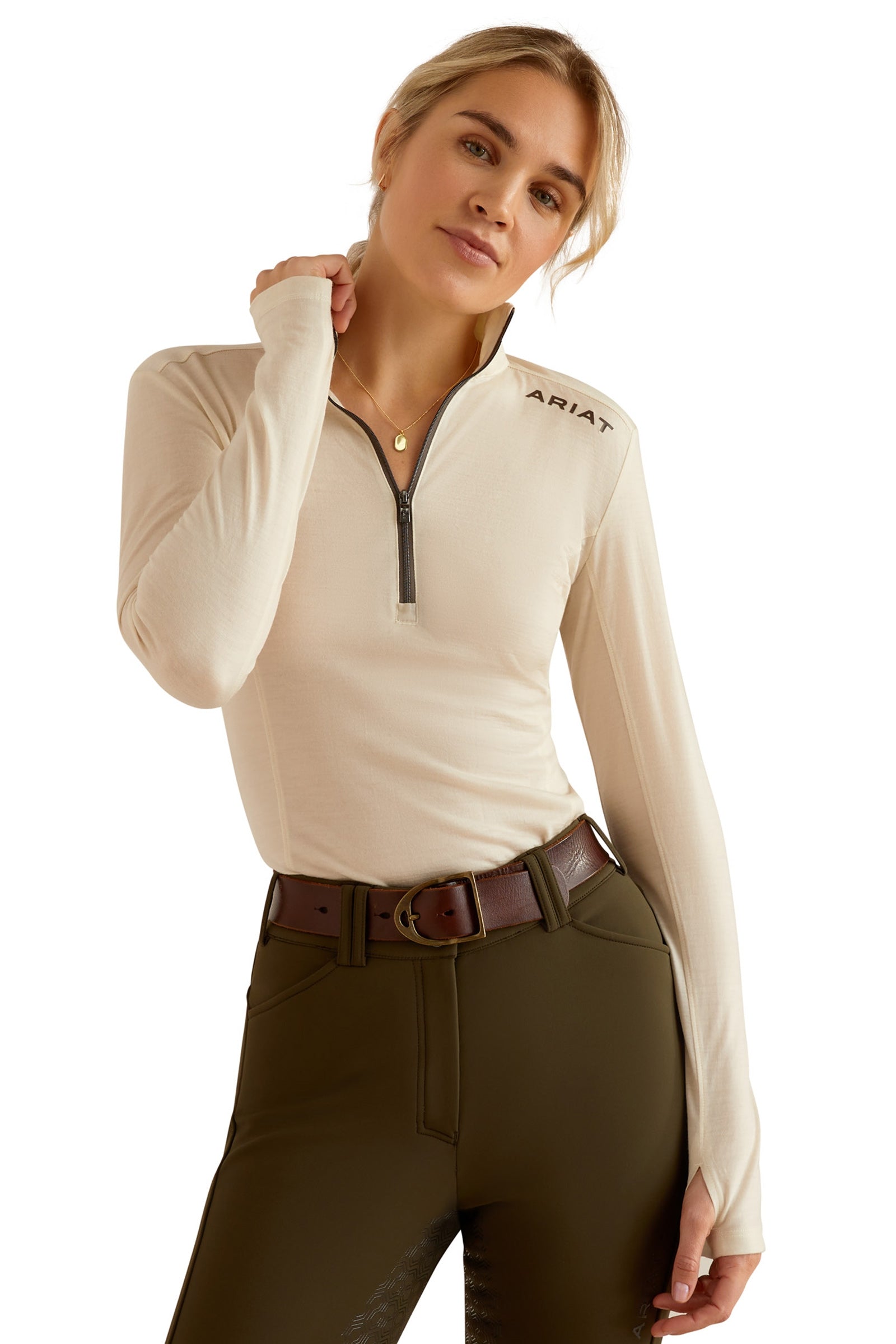 Ariat Cheviot Women´s 1/4 Zip Baselayer Shirt Women’s Riding Clothing