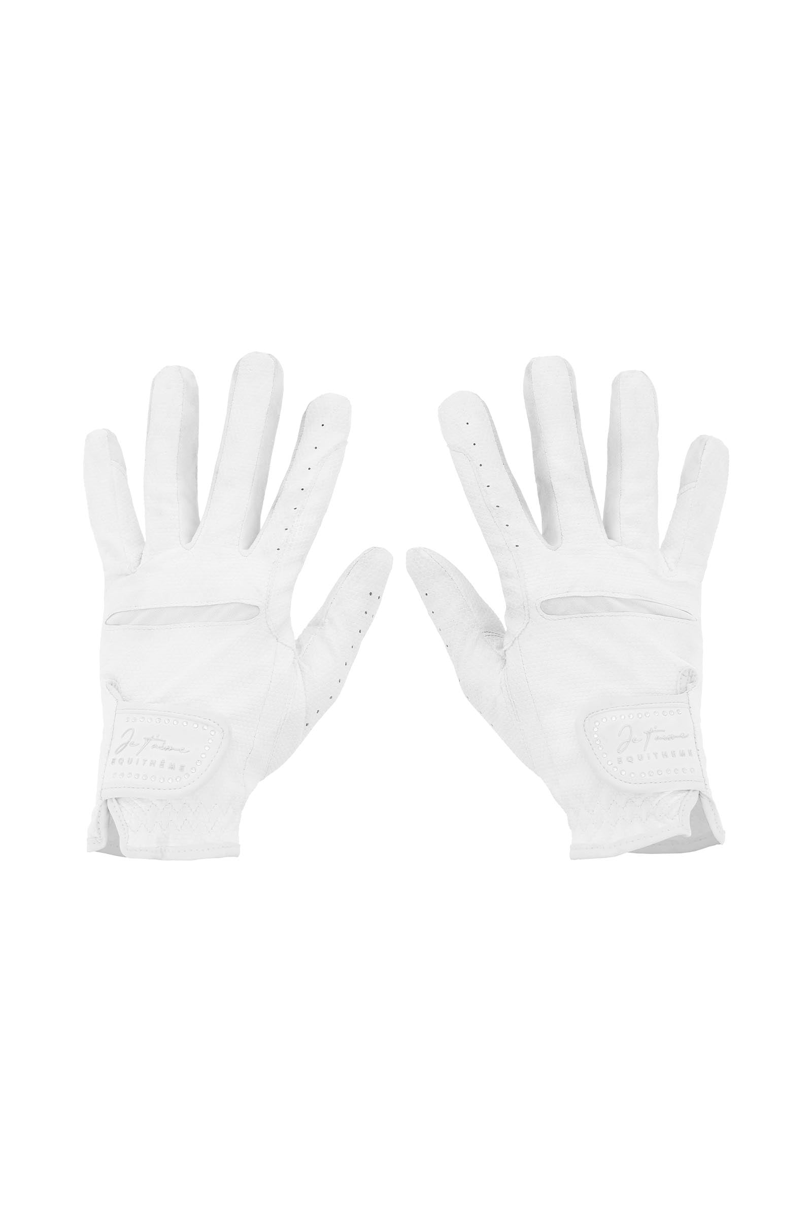 EQUITHÈME Strass Je t'aime jezdecké rukavice Riding Gloves