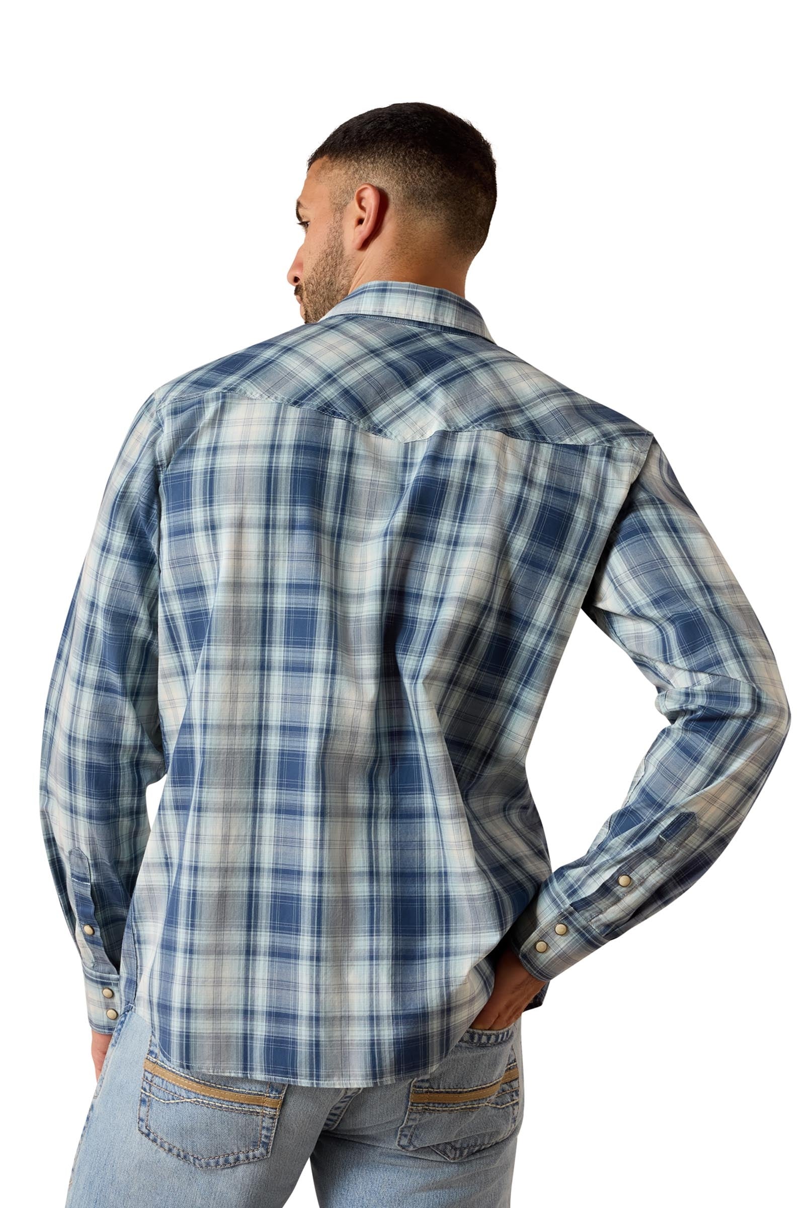 Ariat Men's Retro Heathcliff Fitted Snap Shirt Mens Riding Clothing