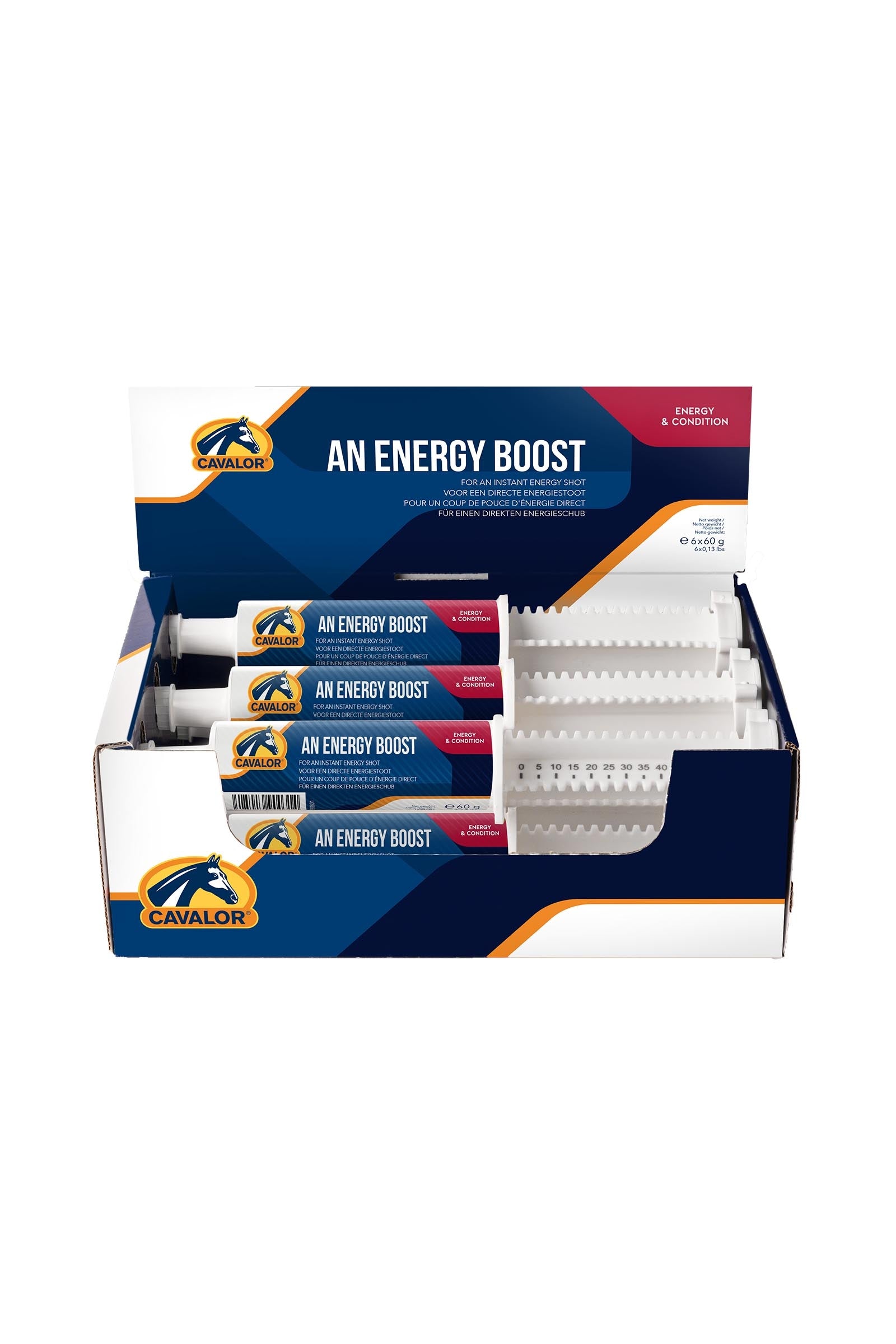 Cavalor An Energy Boost, energie, (6 x 60 g) Horse Feed & Nutrition