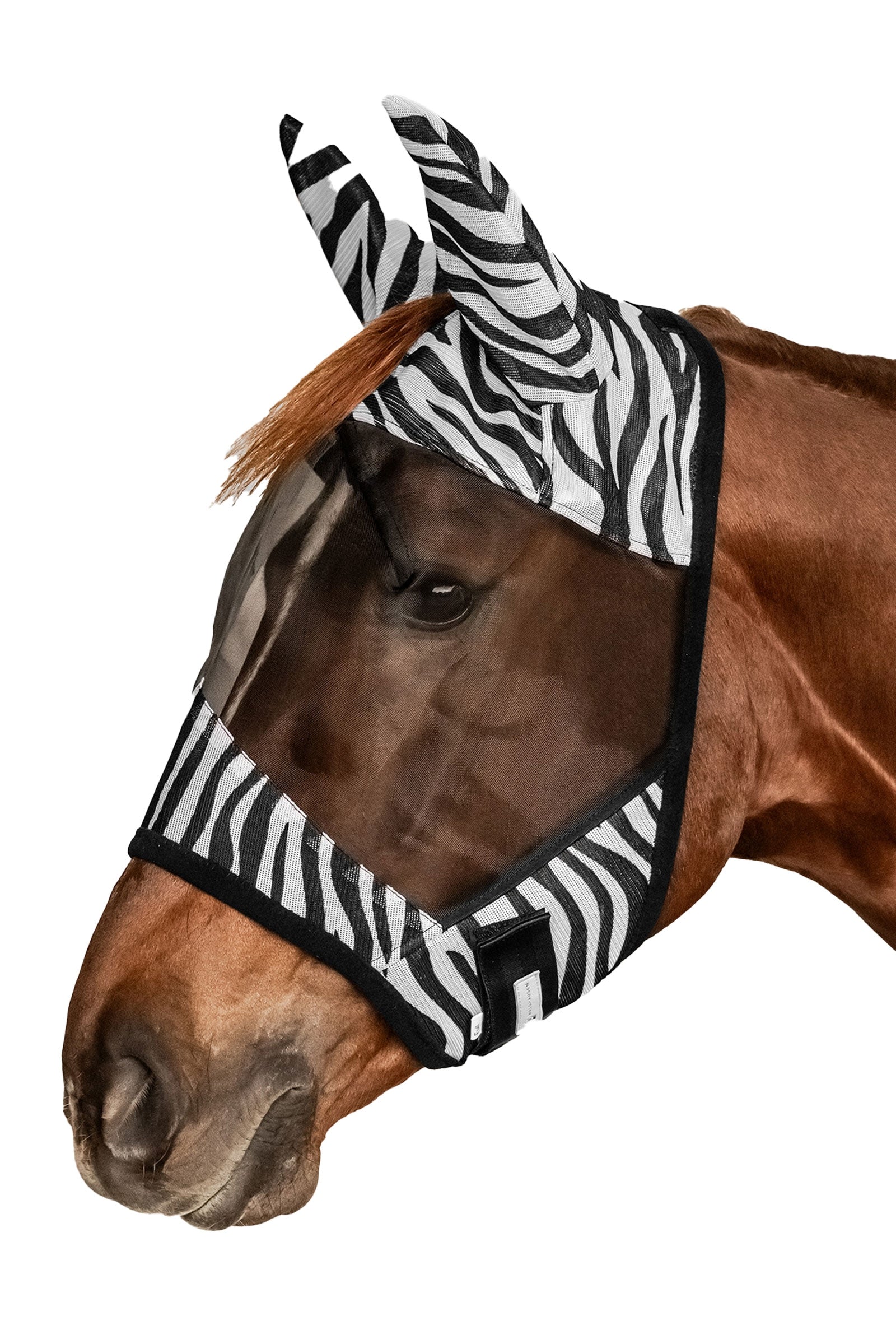 Waldhausen Zebra maska proti hmyzu s UV ochranou Antifly Protection for Horses
