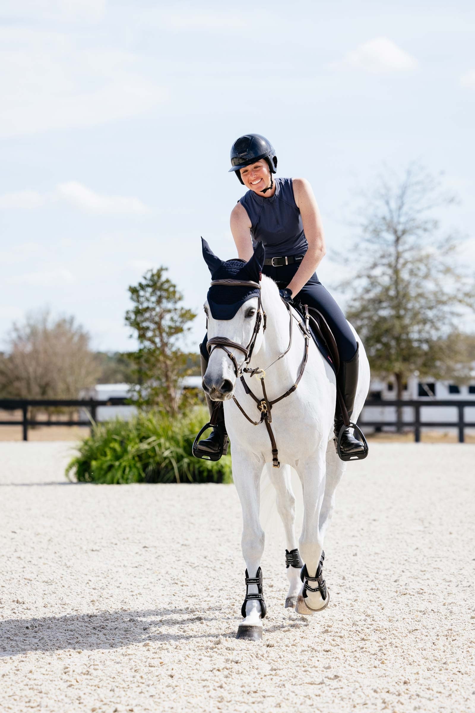 LeMieux Essence Fly Hood Saddle Pads