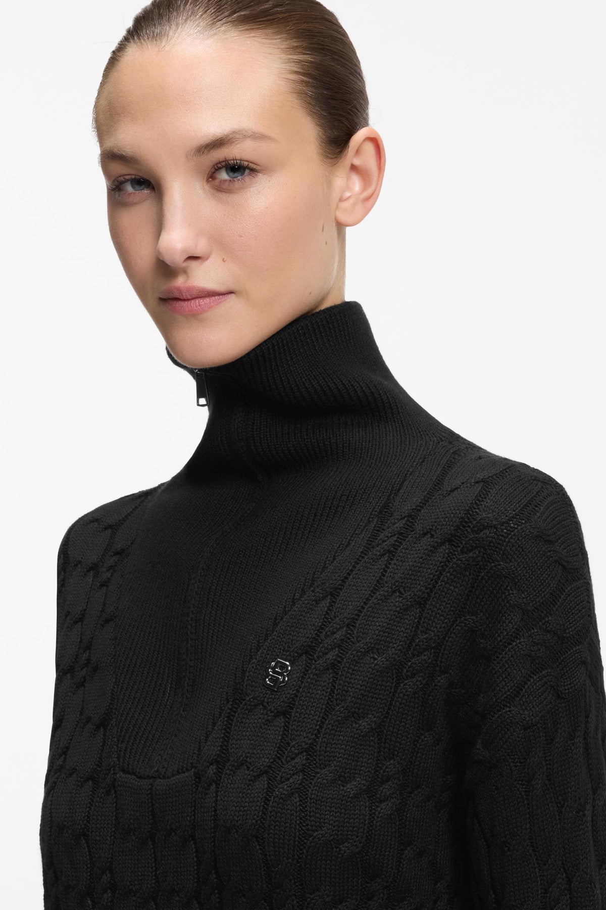 BOSS Equestrian Ella Womens Knit ZIP Troyer Women’s Riding Clothing