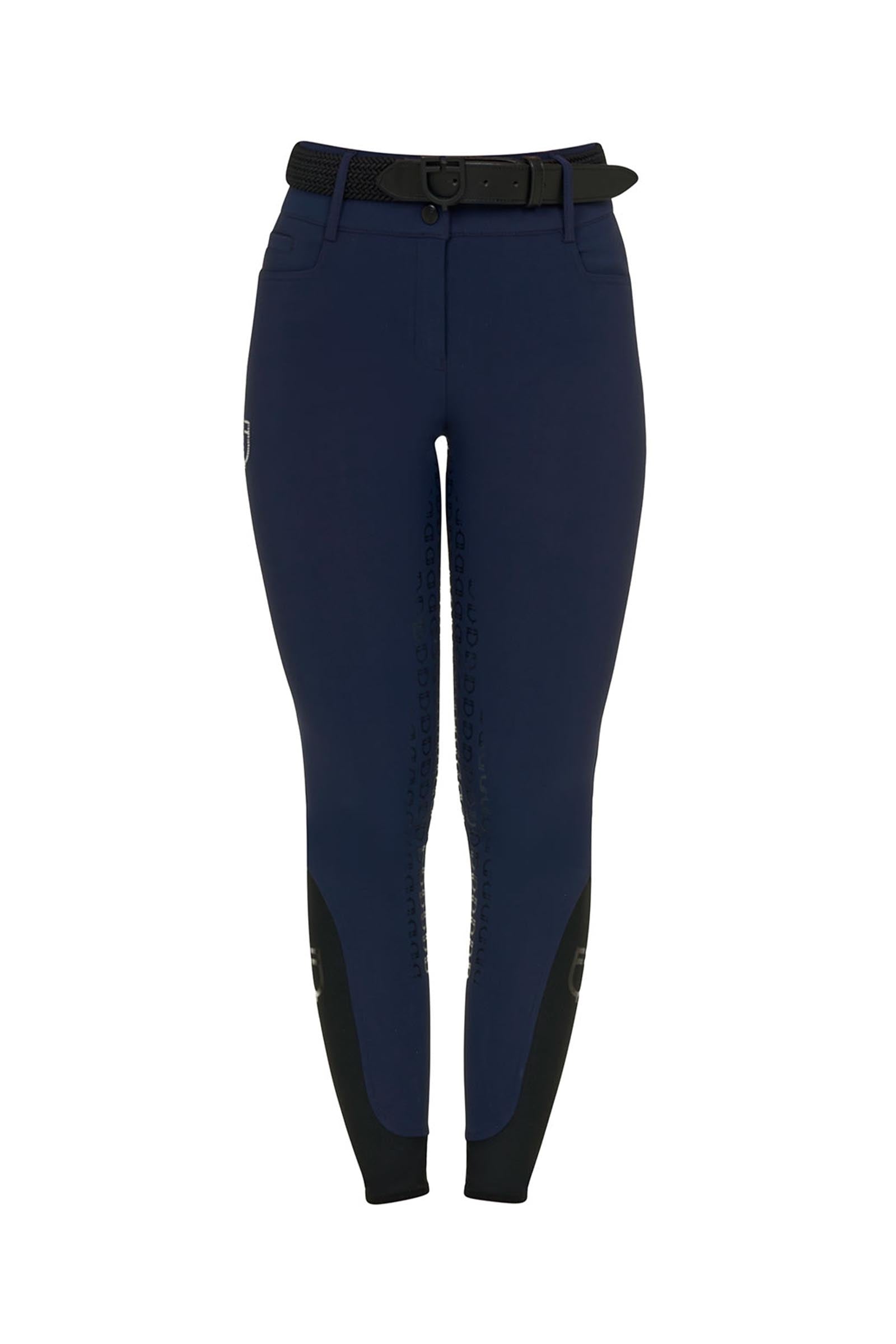 Equestro SS2026 Women's High Waist Stones Logo Full Grip Breeches Womens Breeches