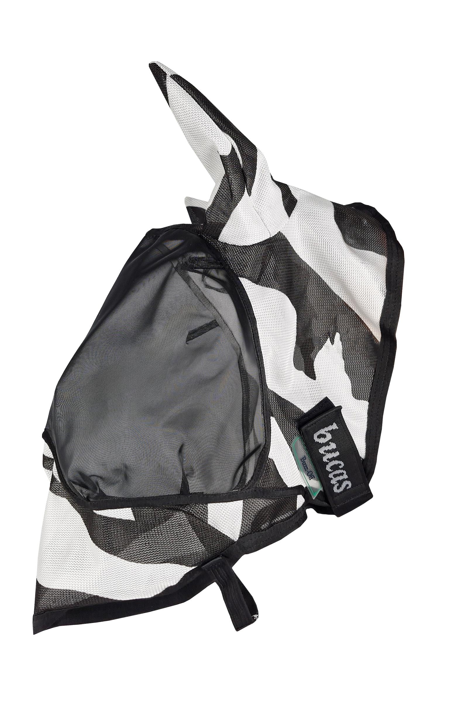 Bucas Buzz-Off Zebra Deluxe Maska proti mouchám Antifly Protection for Horses