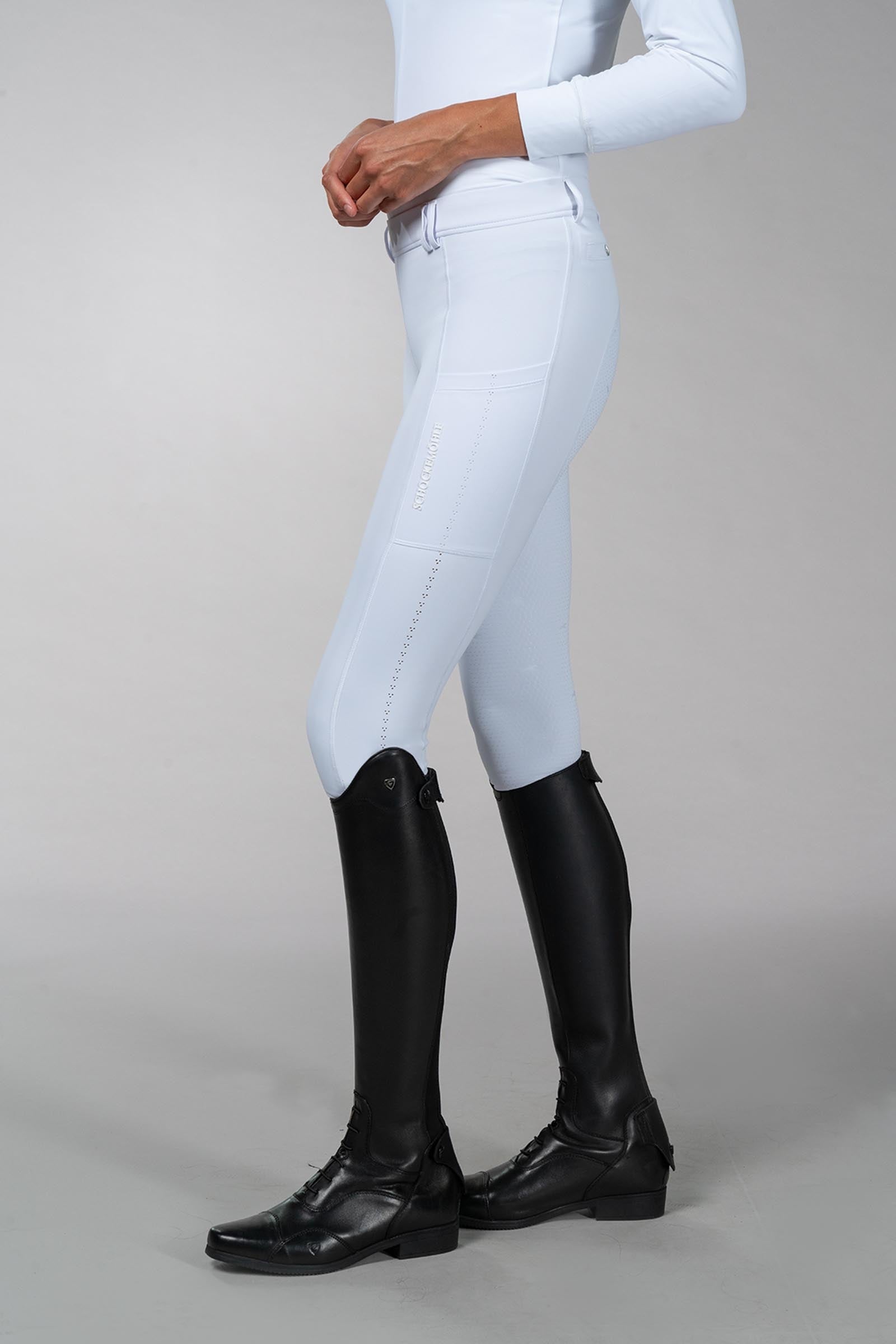 Schockemöhle Sports Air Sporty Pro Women's Full Grip Riding Tights Womens Breeches