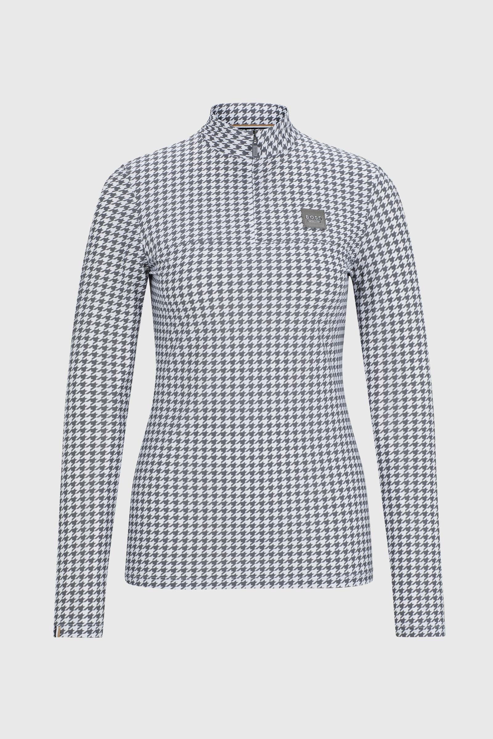 BOSS Equestrian Boss Rachel tréninkové tričko Houndstooth Women’s Riding Clothing