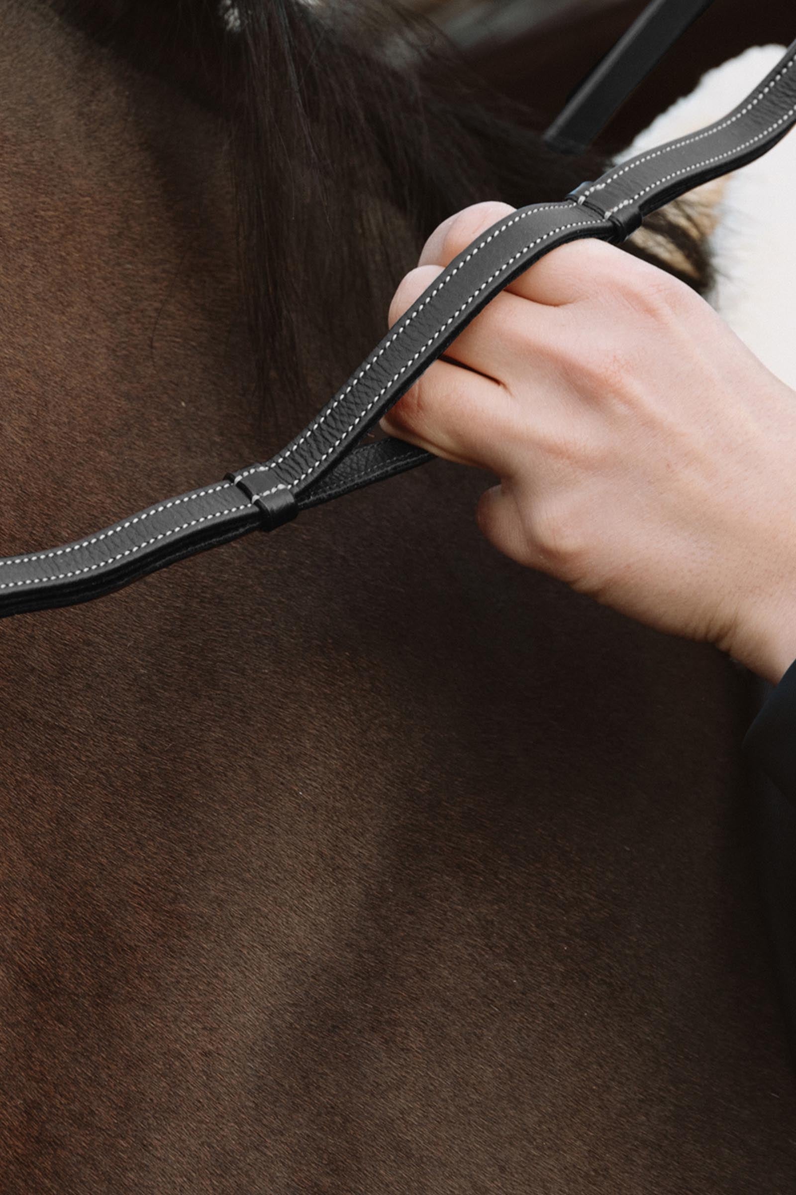 Dy'on Working 1/2" Leather Handle Reins Bridles & Reins