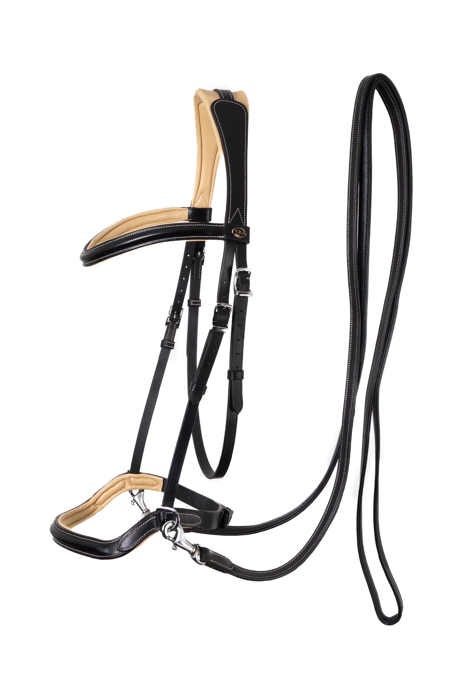 F.R.A. Freedom Riding Articles Sidepull Kiona with Reins Bridles & Reins