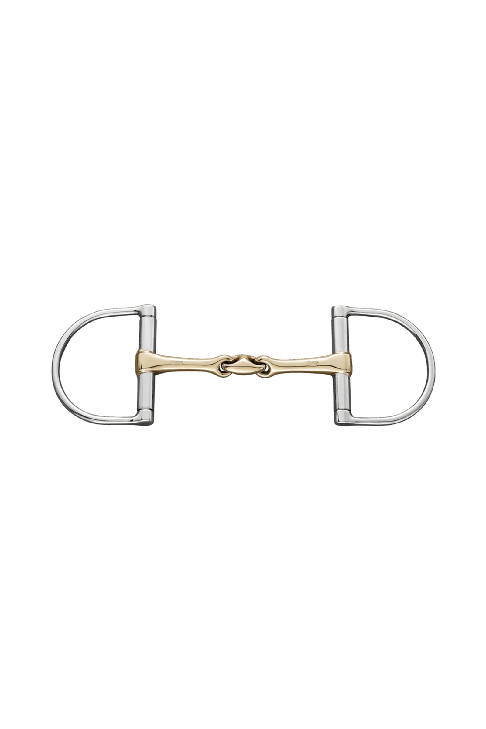 Sprenger KK D-kroužkové stihlo, dvojité lomení, 15 mm, Sensogan Horse Bits