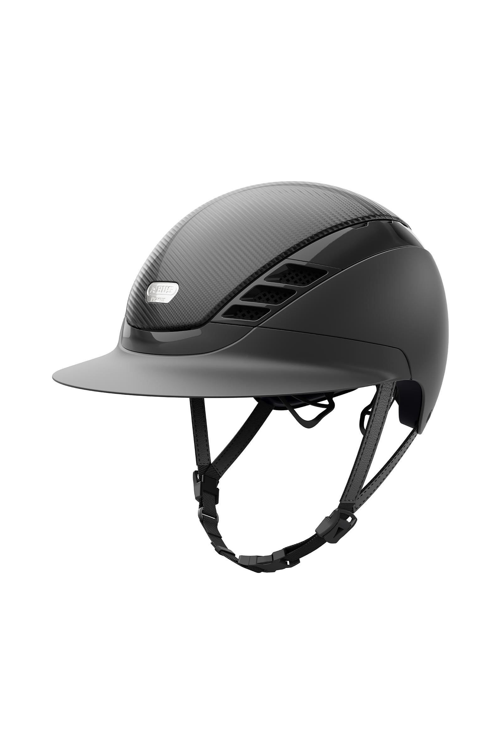 Abus Airluxe Pure Carbon Style jezdecká helma s dlouhým kšiltem Safety Equipment