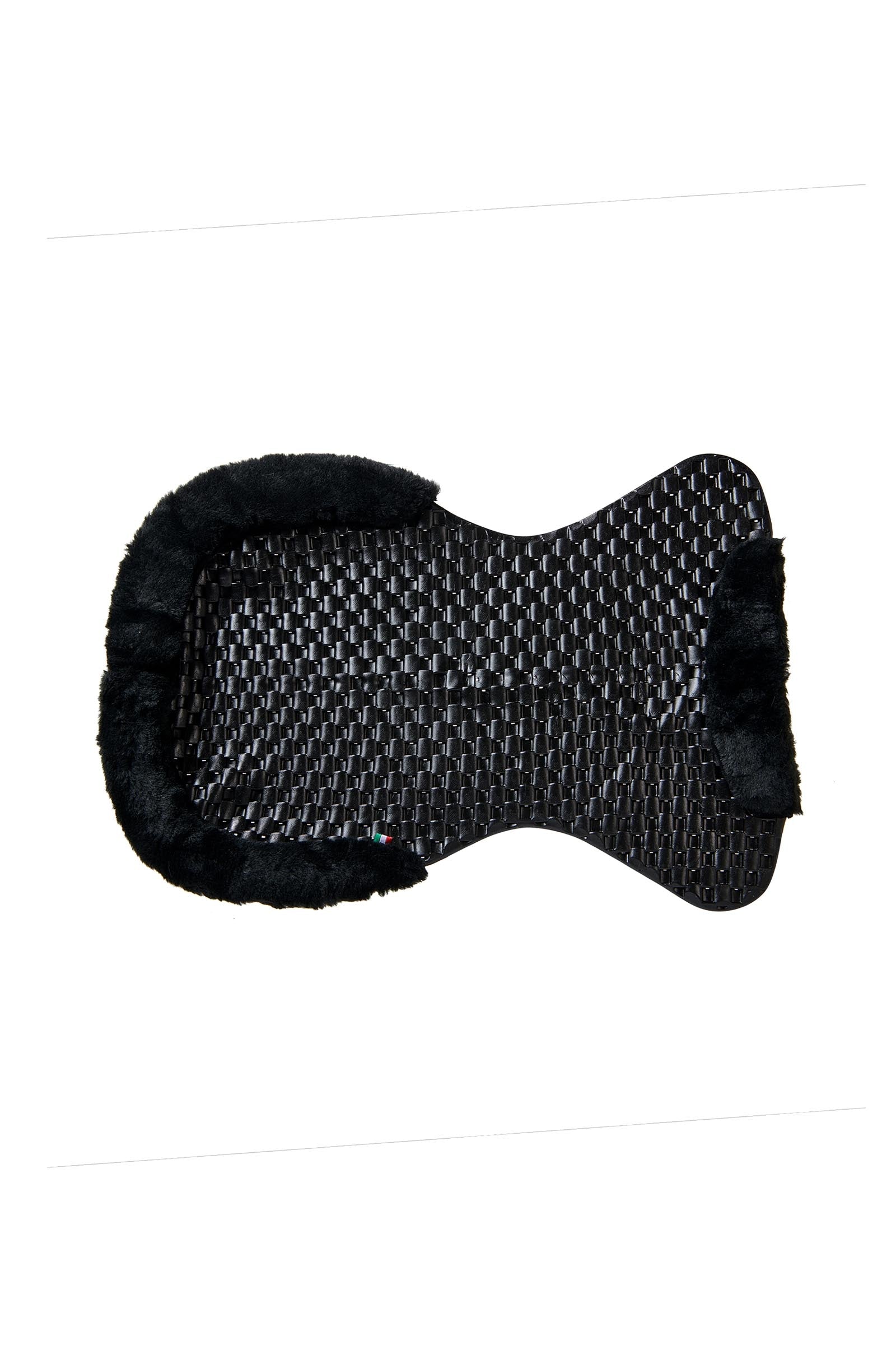 Acavallo Gel Non Slip Respira With Faux Sheepskin Cut-Out Flat Saddle Pads