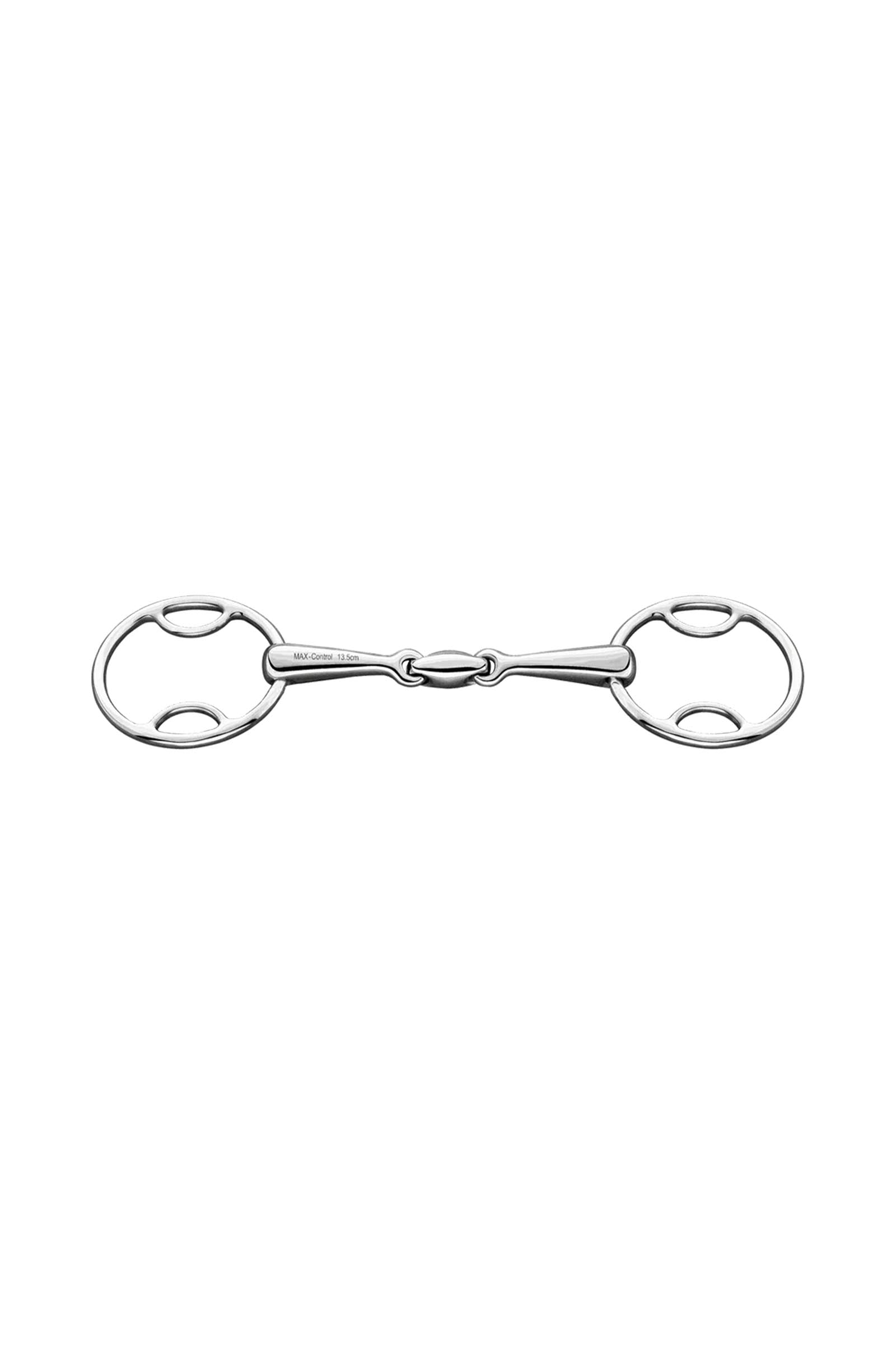 Sprenger Max Control 3kroužkové udidlo s aret., dvakrát lomené, 16 mm, nerezová ocel Bridles & Reins