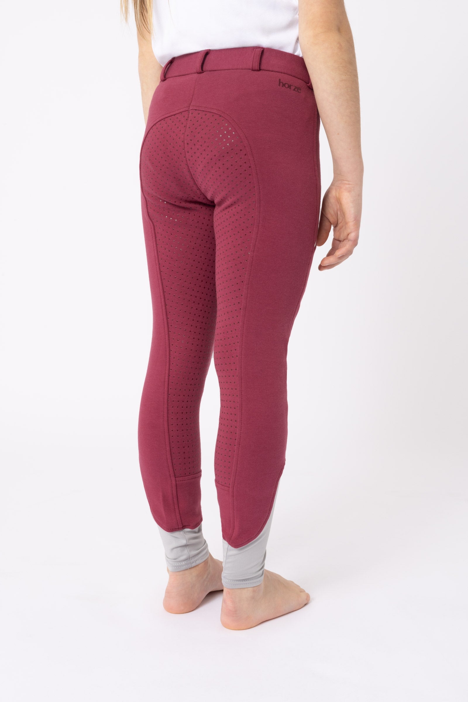 Horze Felicia dětské jezdecké legíny s plným sedlem Kids Apparel