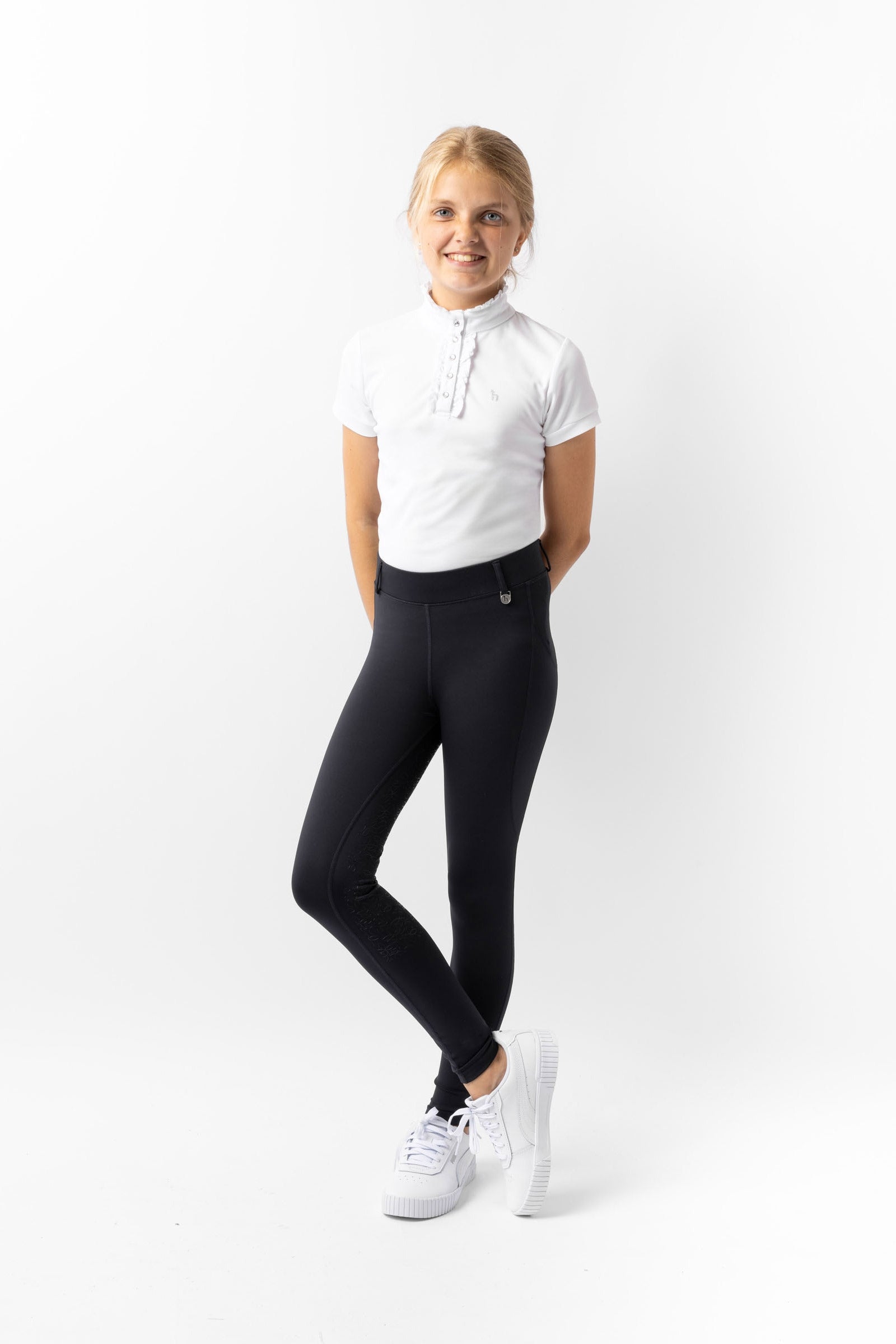 Horze Dea Kids´ Riding Tights With Full Grip Kids Apparel