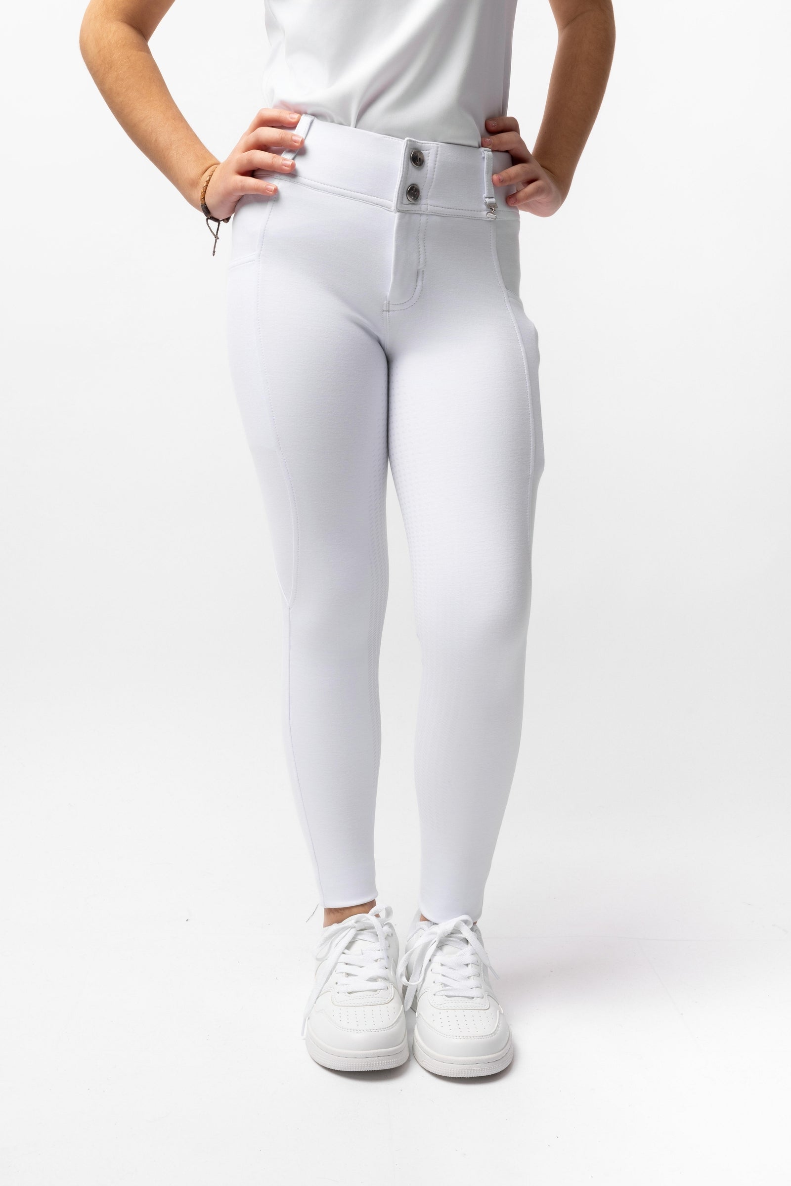 Horze Mira Dětské jezdecké kalhoty s plným sedem Kids Apparel
