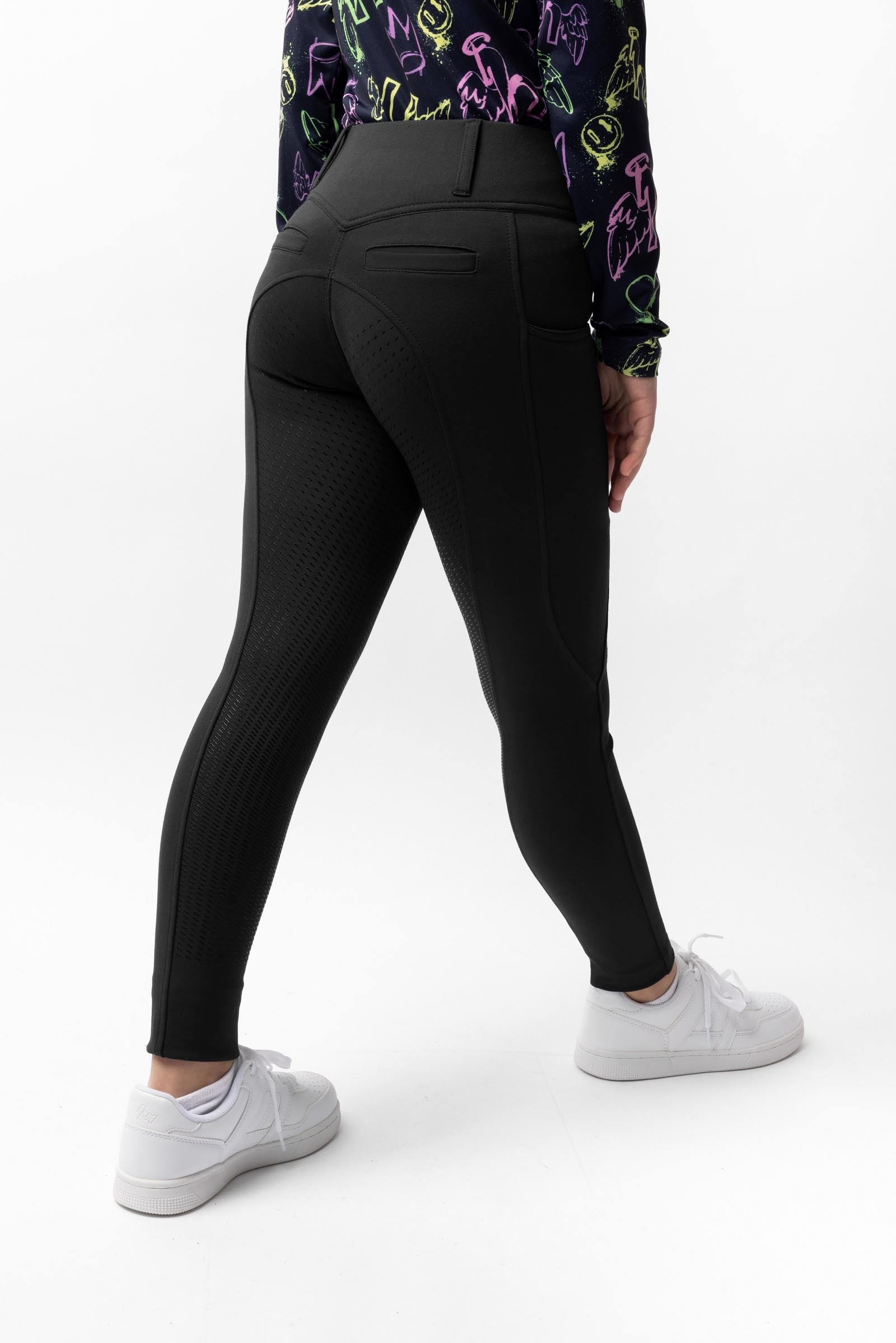 Horze Mira Dětské jezdecké kalhoty s plným sedem Kids Apparel