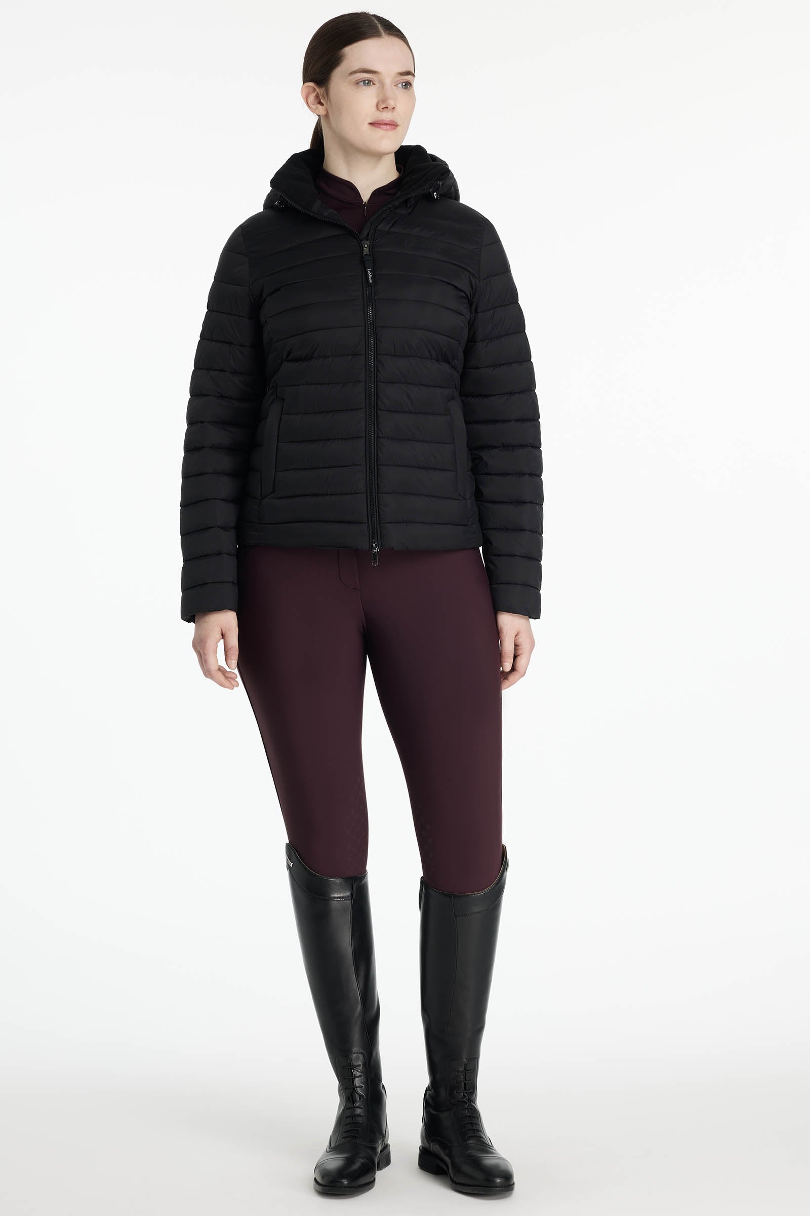 LeMieux Rose Women´s Hooded Puffer Jacket Women’s Riding Clothing