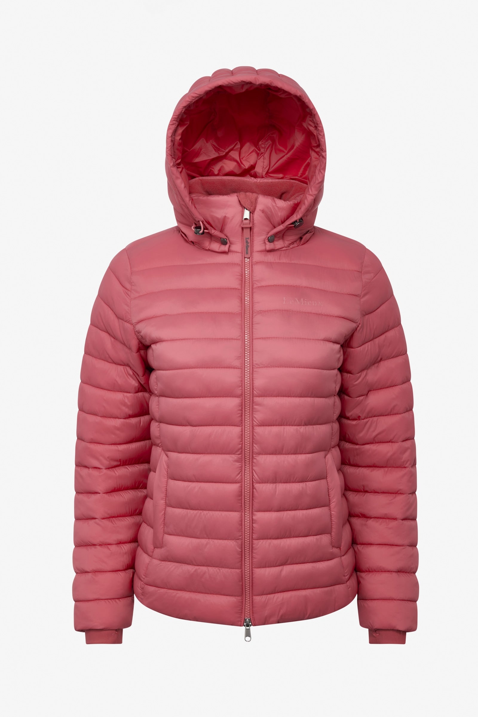 LeMieux Rose dámská prošívaná bunda s kapucí Women’s Riding Clothing