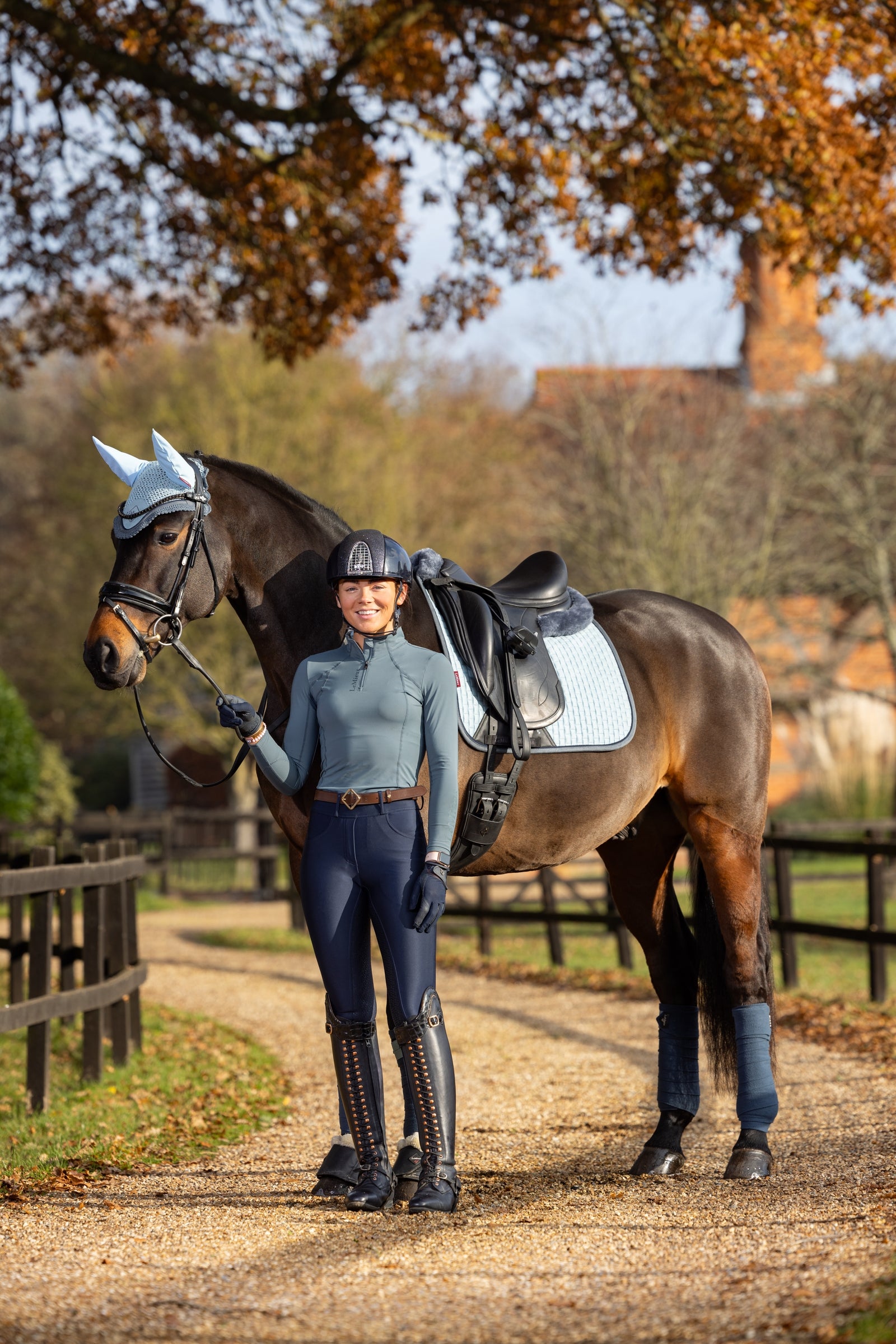 LeMieux Suede Square Dressage Saddle Pad Saddle Pads