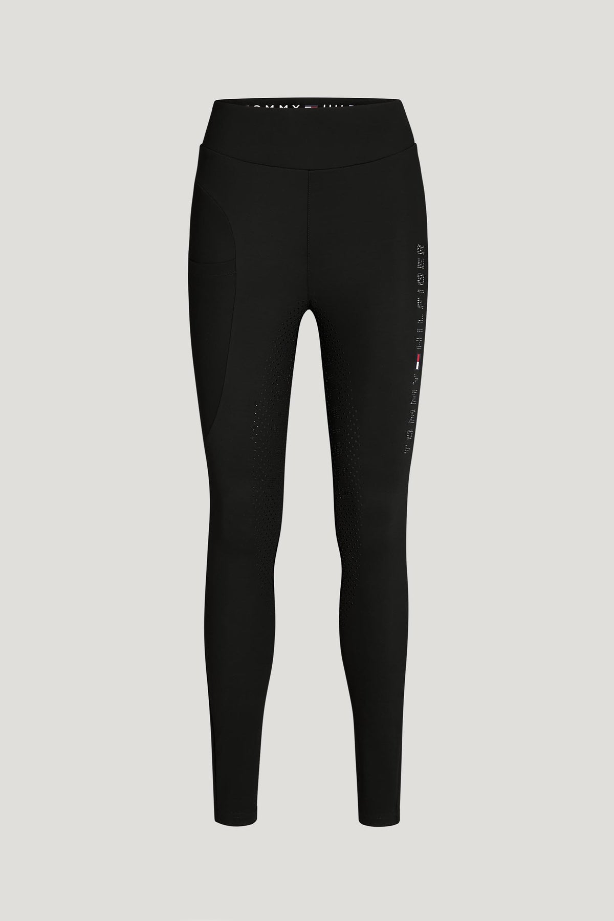 Tommy Hilfiger Equestrian Elmira Winter Rhinestone Full Grip Leggings Womens Breeches