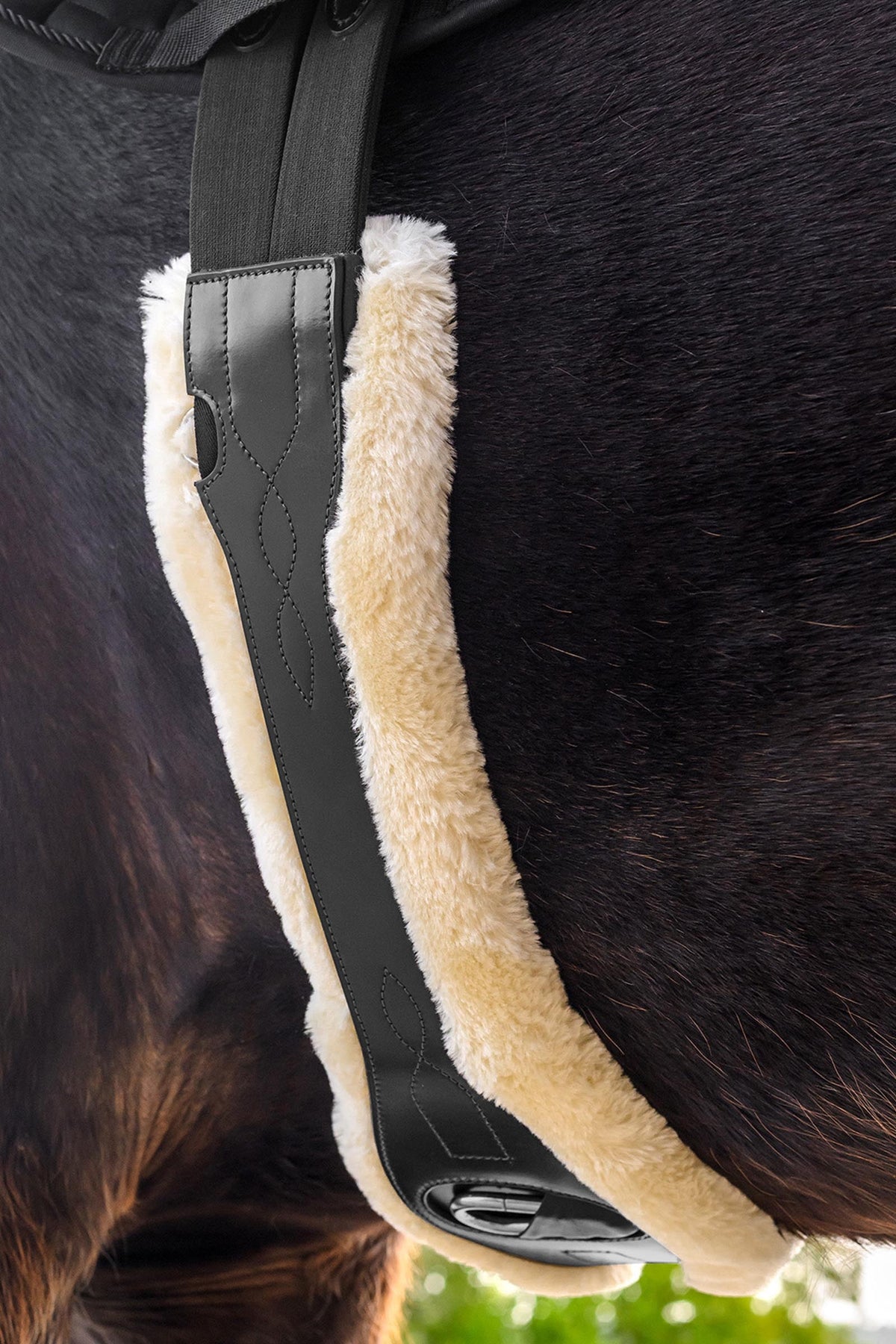 Waldhausen Leather Girth with Eco Wool, Long Saddles, Girths & Stirrups