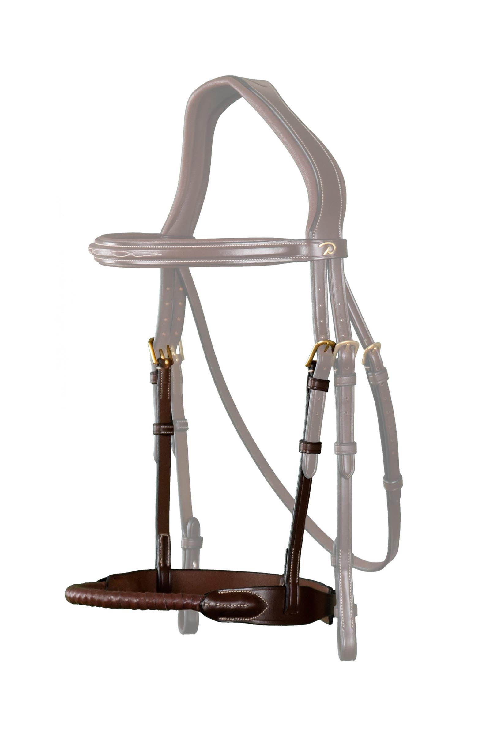 Dy'on D-Collection lanový nánosník potažený kůží Bridles & Reins