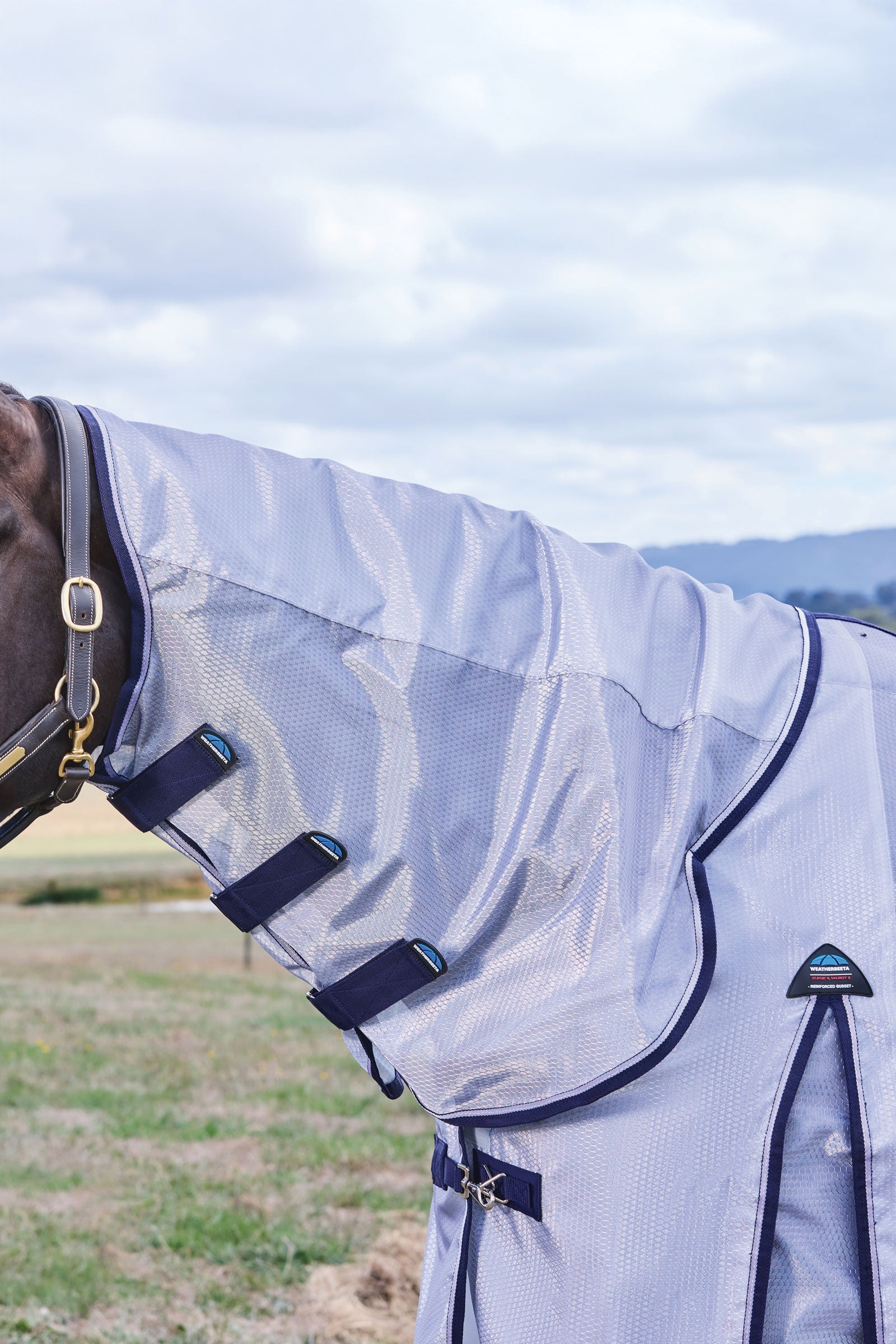 Weatherbeeta Comfitec Hexi Shield Fly Sheet Combo W. Fixed Neck, 0g Horse Rugs