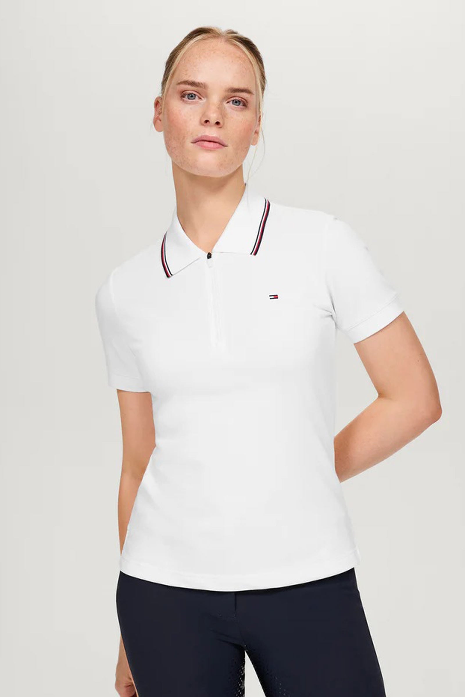 Tommy Hilfiger Equestrian Camden dámské polokošile se zipem Women’s Riding Clothing