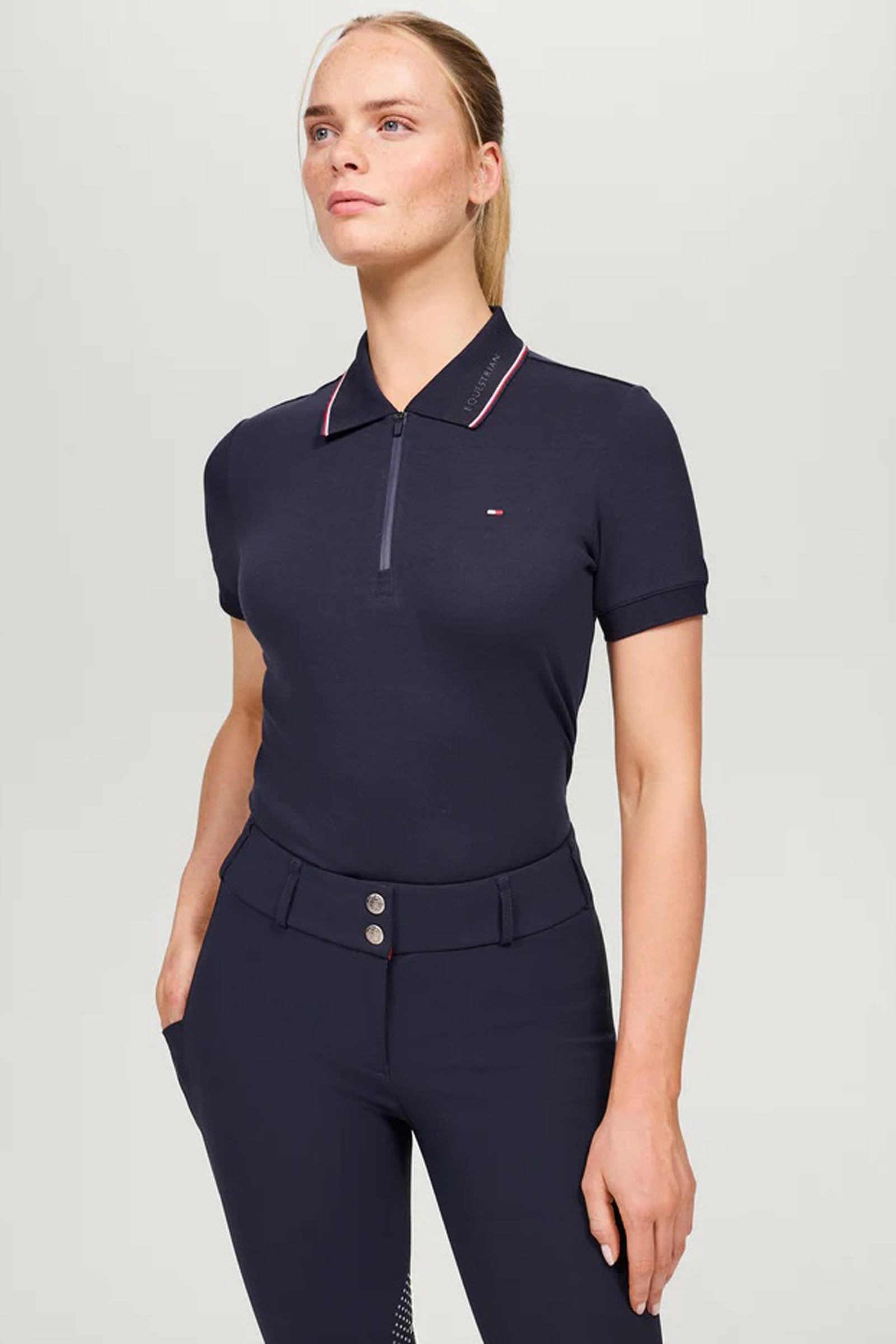 Tommy Hilfiger Equestrian Camden dámské polokošile se zipem Women’s Riding Clothing