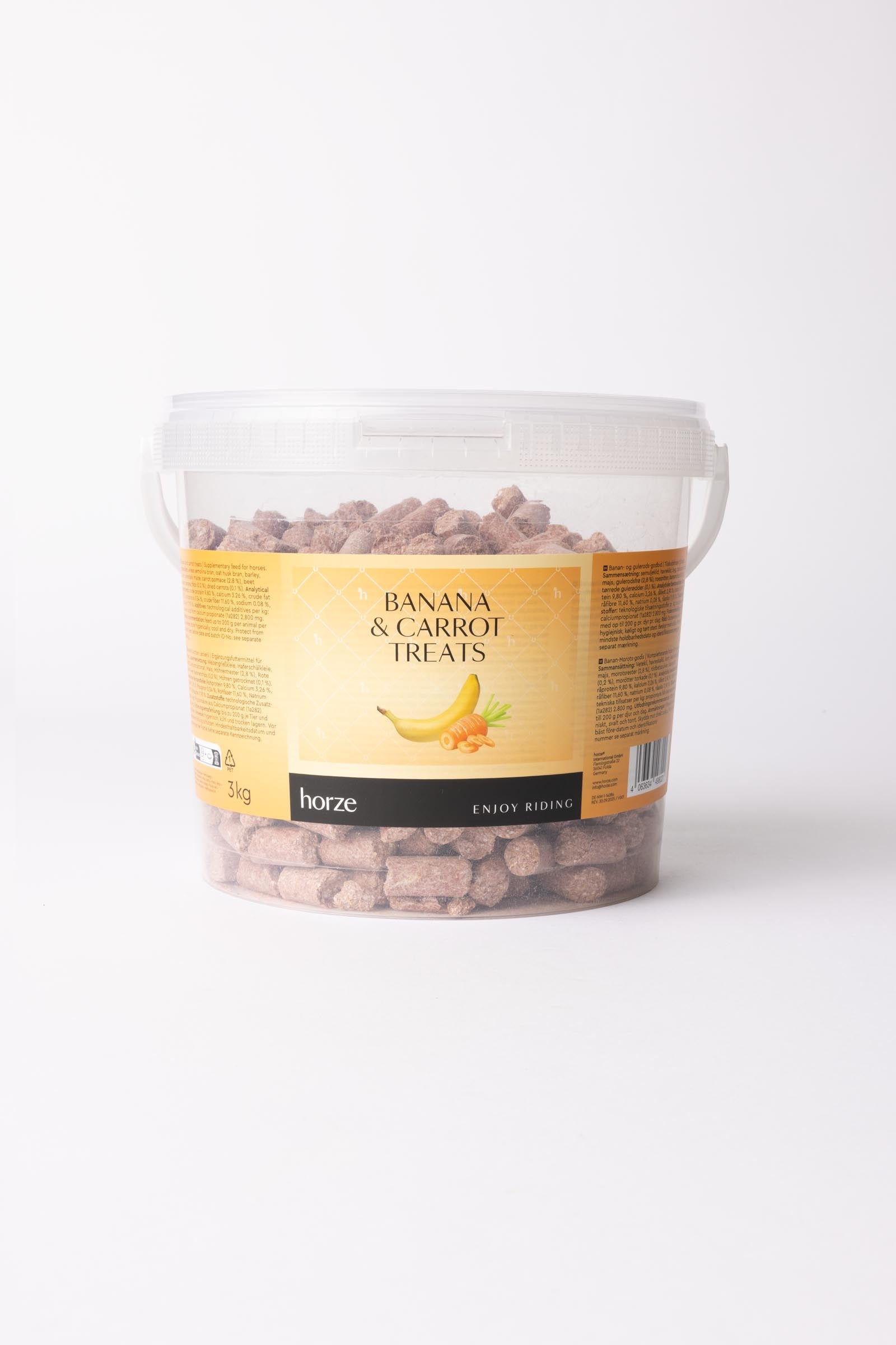 Horze Pamlsky Banán & Mrkev, 3 kg Horse Feed & Nutrition