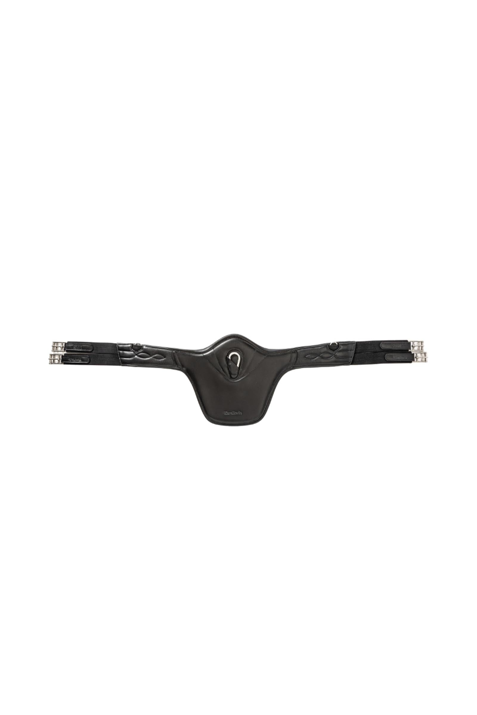 Kavalkade Julius měkký kožený podbřišník s břišní deskou s elastikou Saddles, Girths & Stirrups