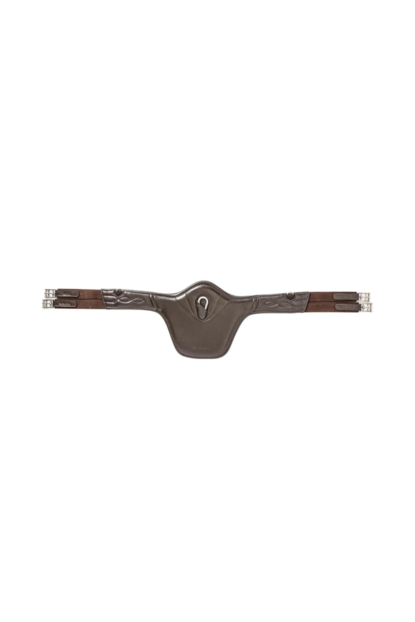 Kavalkade Julius měkký kožený podbřišník s břišní deskou s elastikou Saddles, Girths & Stirrups