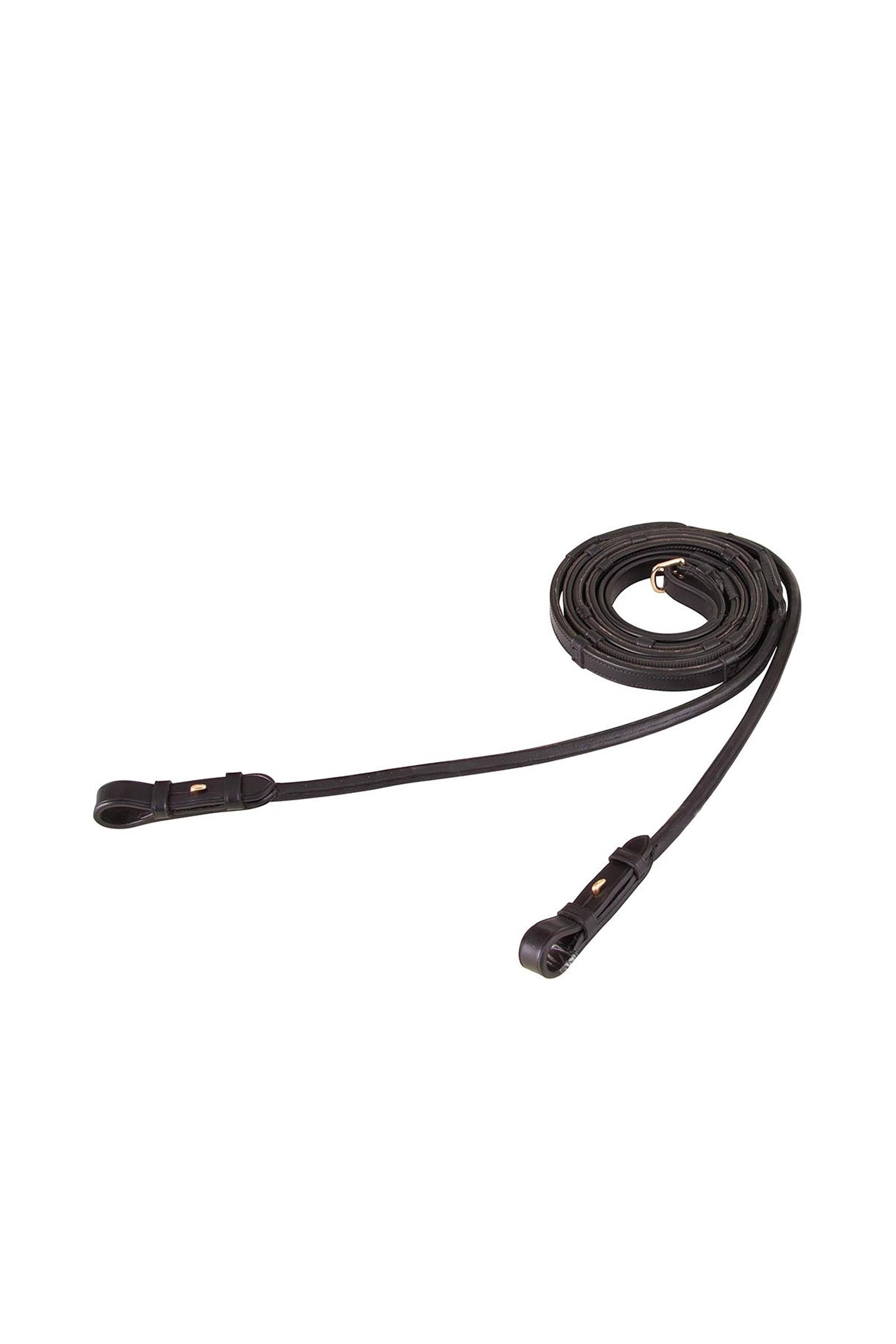 BR akožené otěže s gripem a zarážkami, 16 mm Bridles & Reins