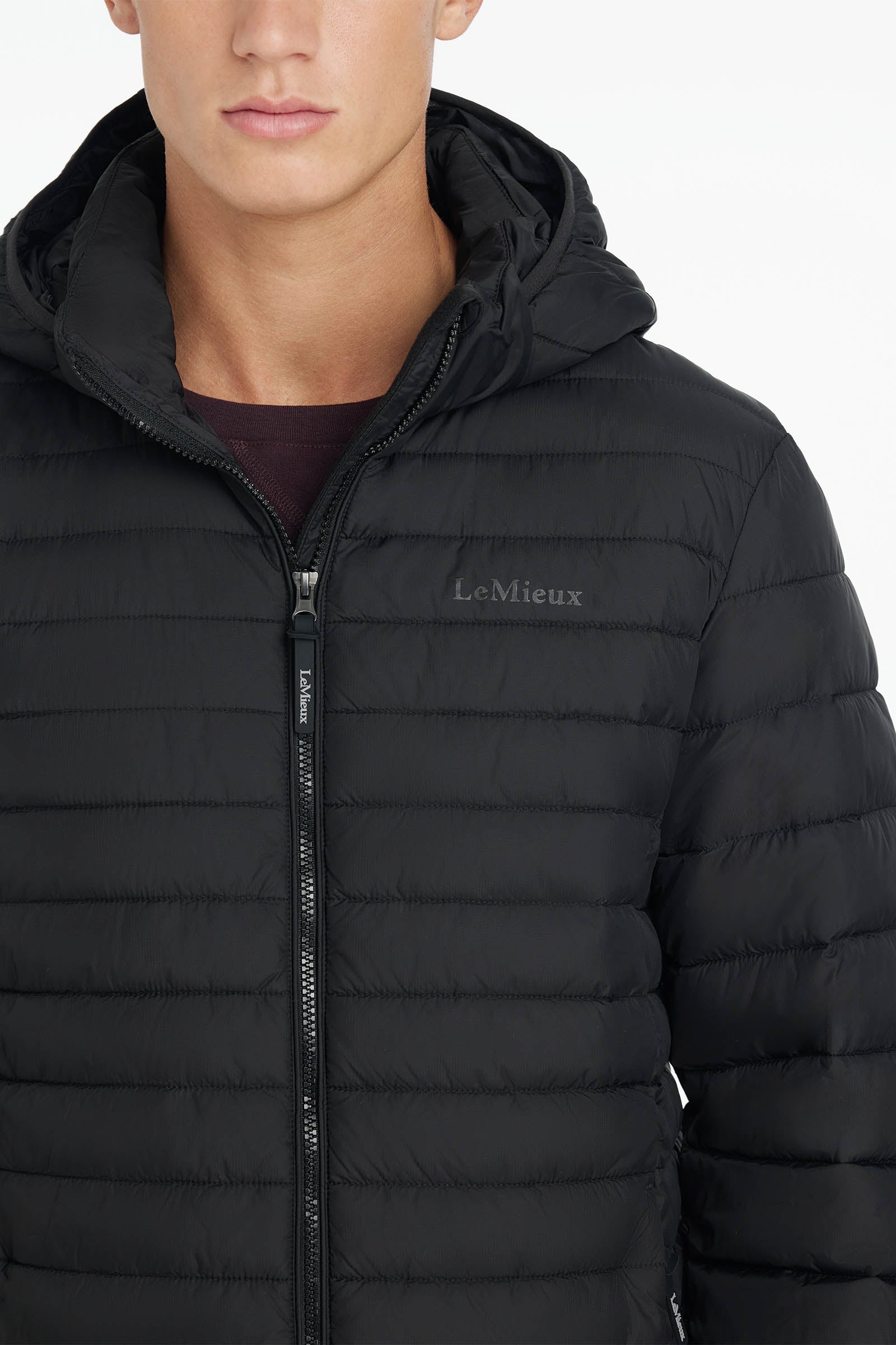 LeMieux Men`s Hooded Puffer Jacket Mens Riding Clothing