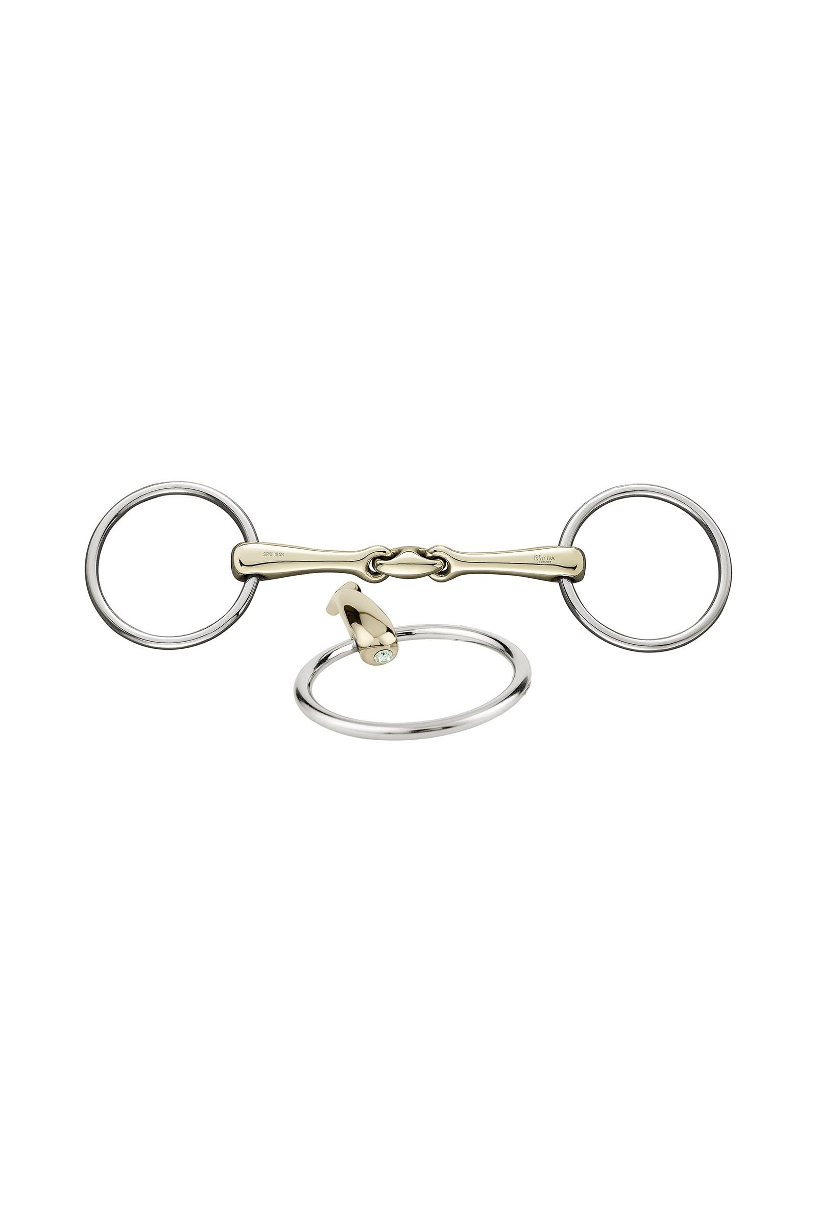 Sprenger KK Ultra stihlo, dvojité lomení, 16 mm, Sensogan, s krystaly Horse Bits