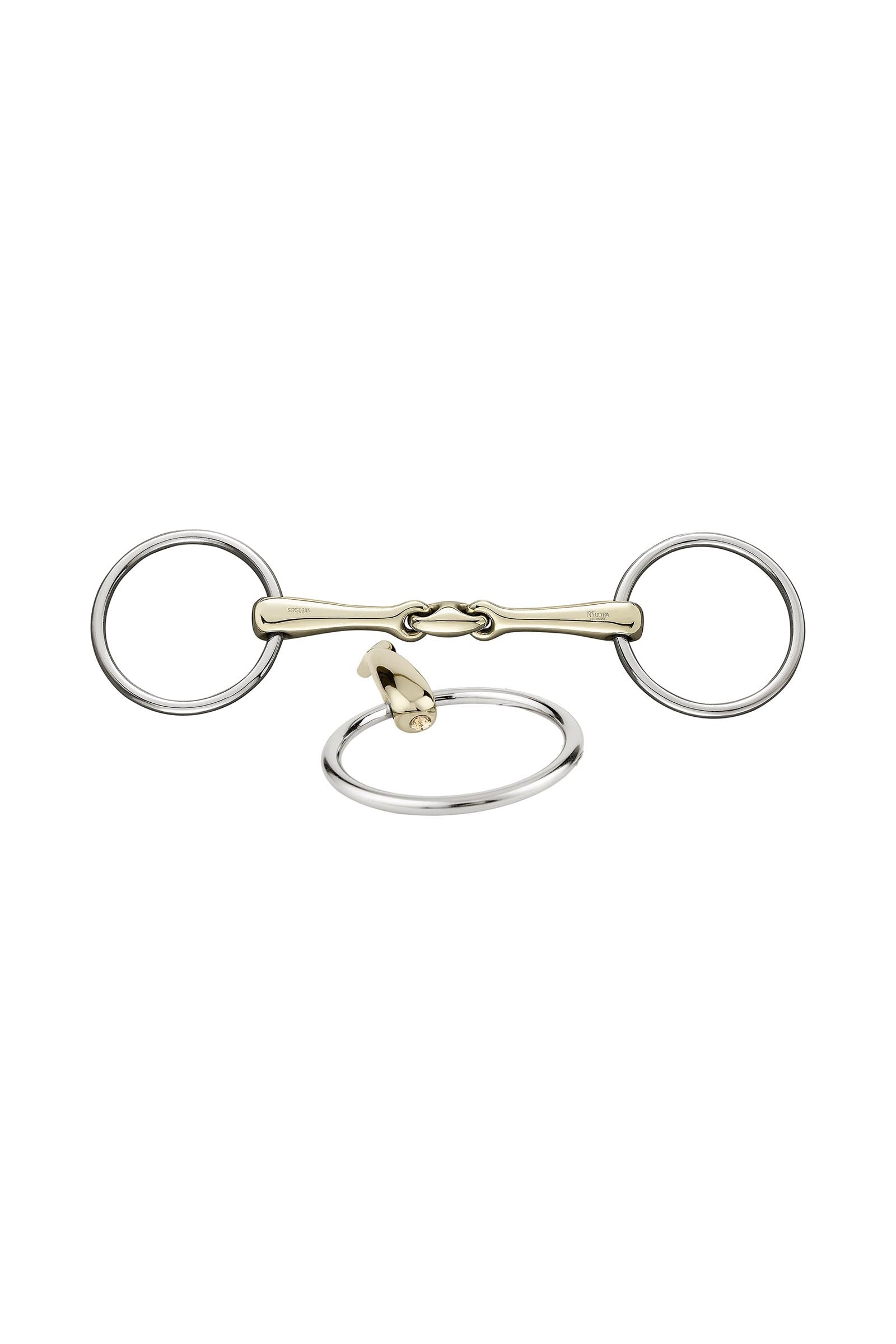 Sprenger KK Ultra stihlo, dvojité lomení, 16 mm, Sensogan, s krystaly Horse Bits