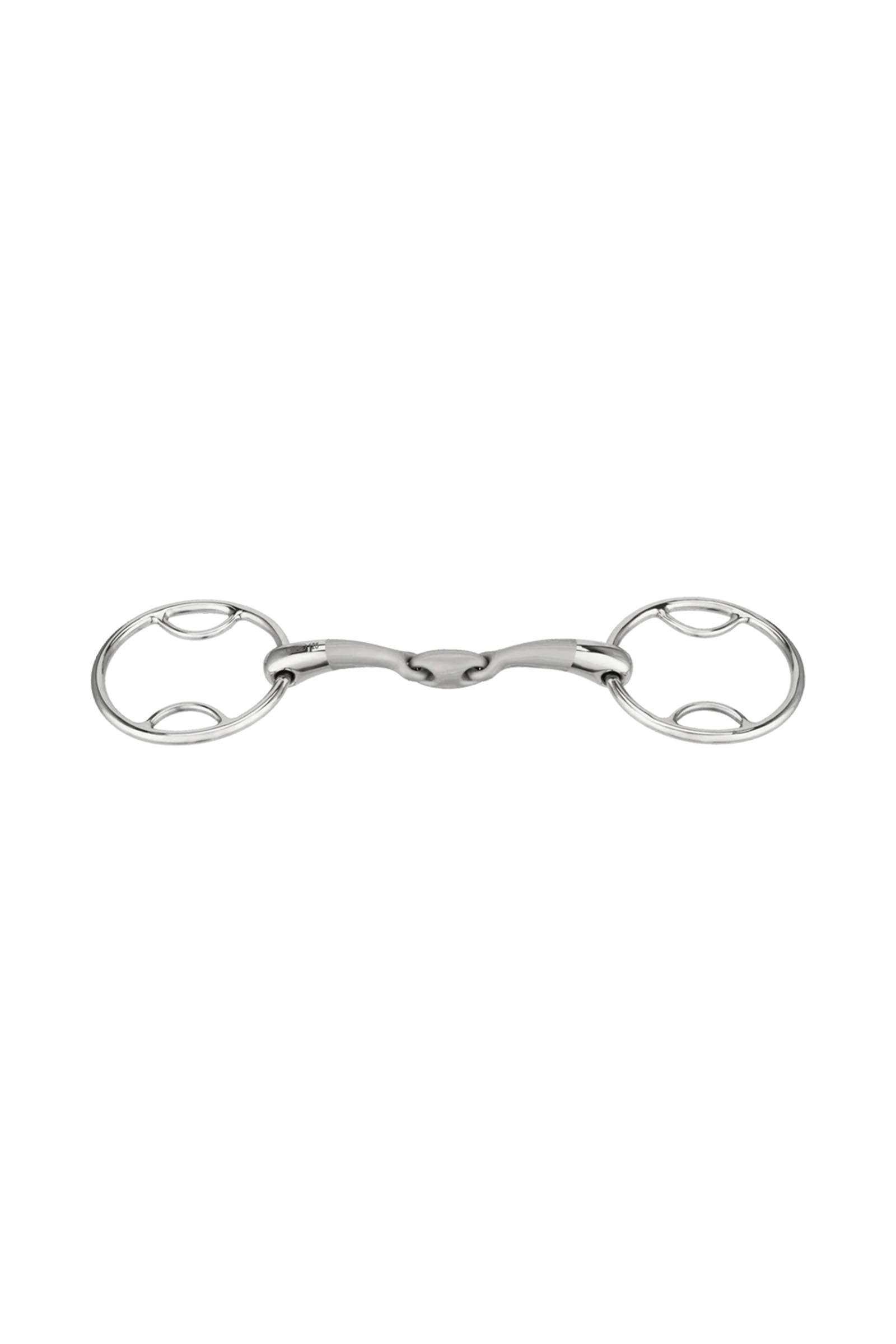 Sprenger Satinox 3-kroužkové udidlo, dvakrát lomené, 14 mm, nerezová ocel Horse Bits