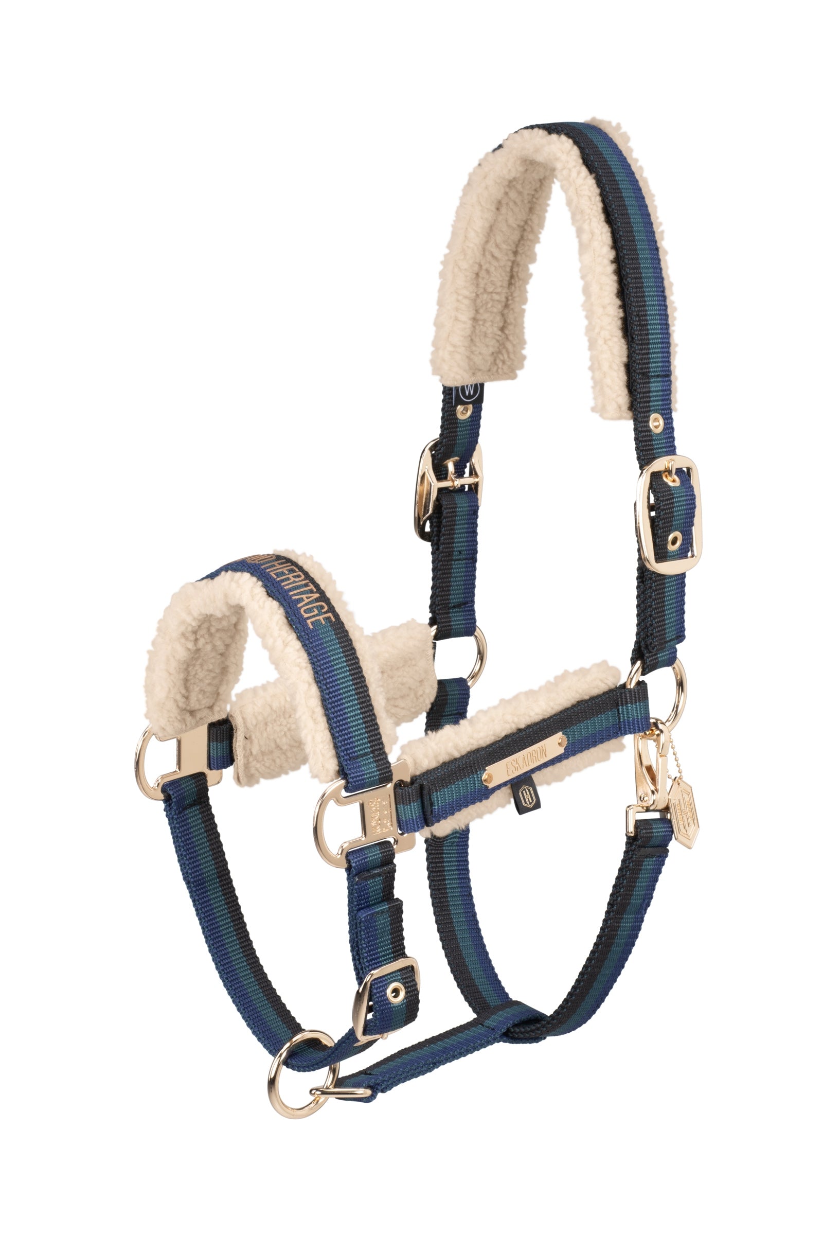 Eskadron Heritage AW24 Teddyfleece Obojek na hlavu Double Pin Halters & Leads