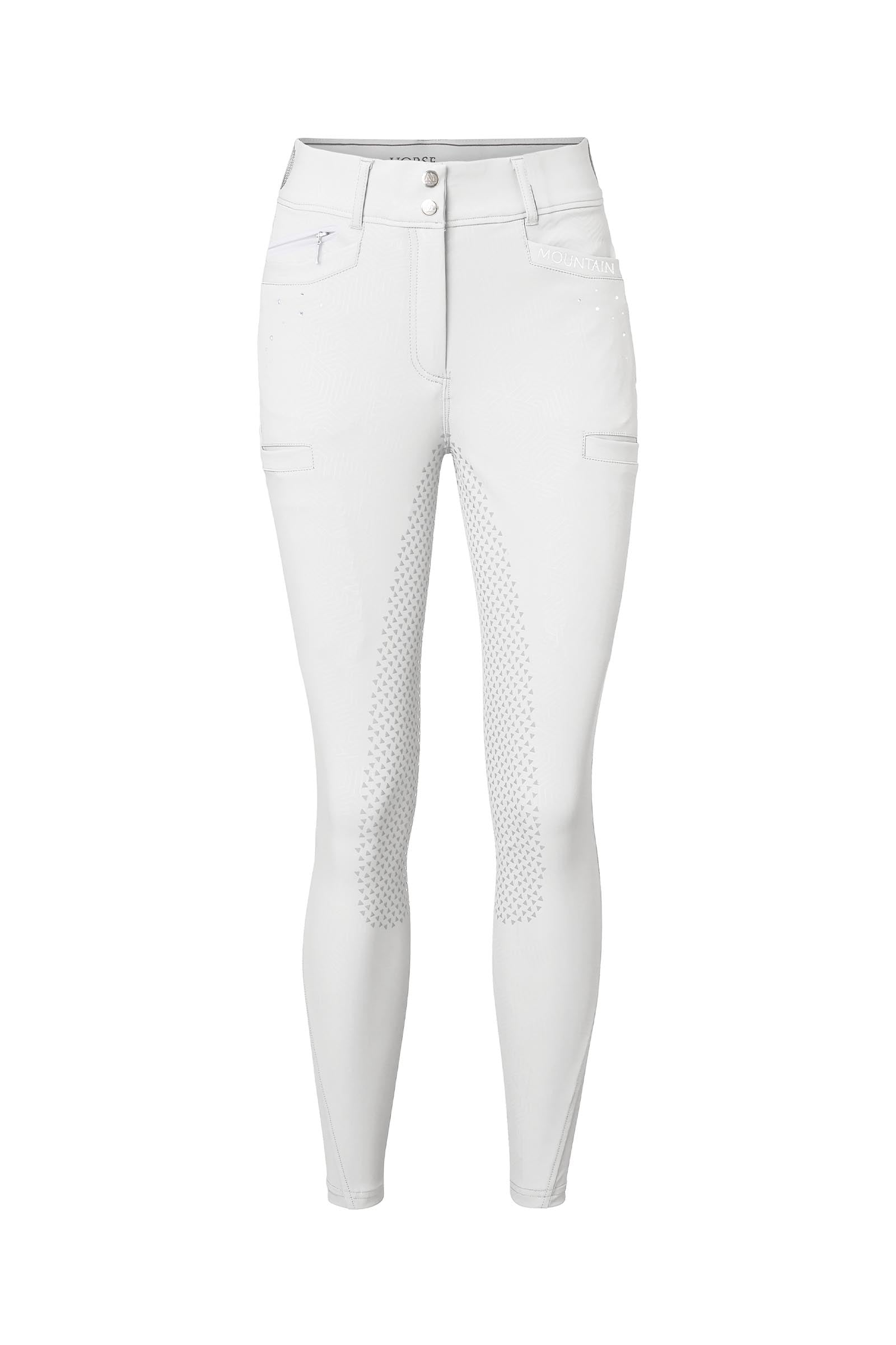 Mountain Horse Chantal dámské rajtky s plným gripem s kamínkovými detaily Womens Breeches