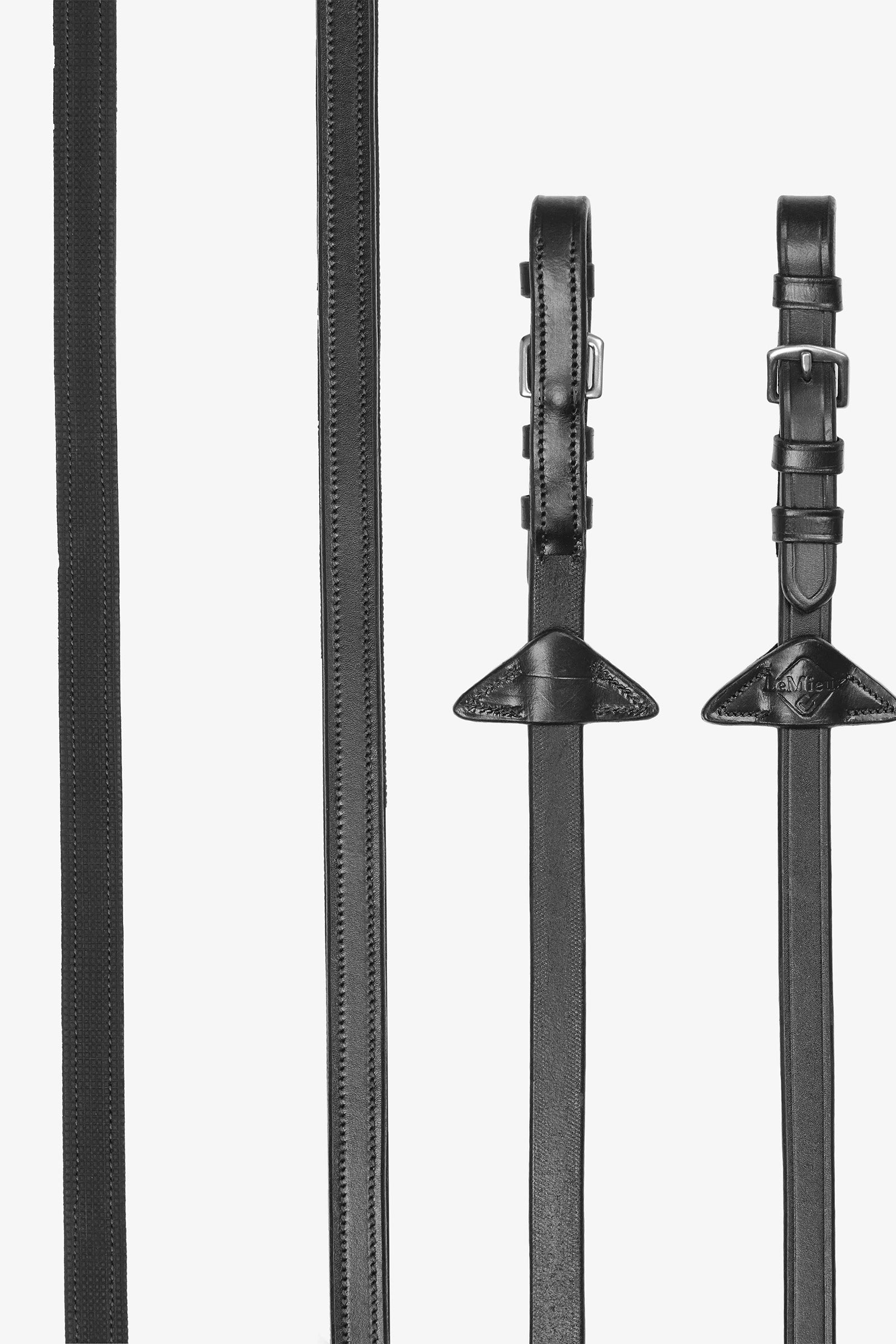 LeMieux Gumové otěže s poloviční podšívkou Bridles & Reins