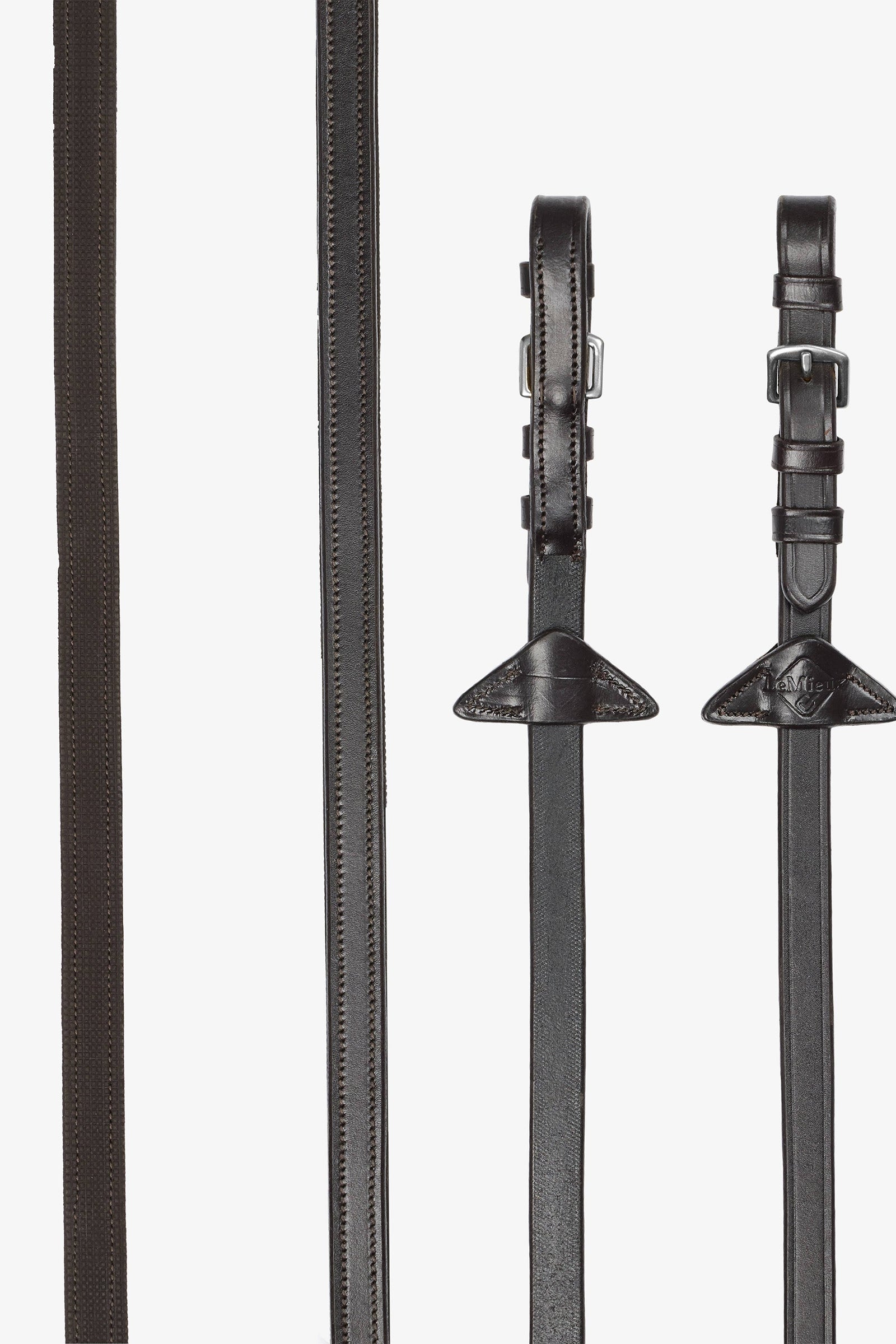LeMieux Gumové otěže s poloviční podšívkou Bridles & Reins
