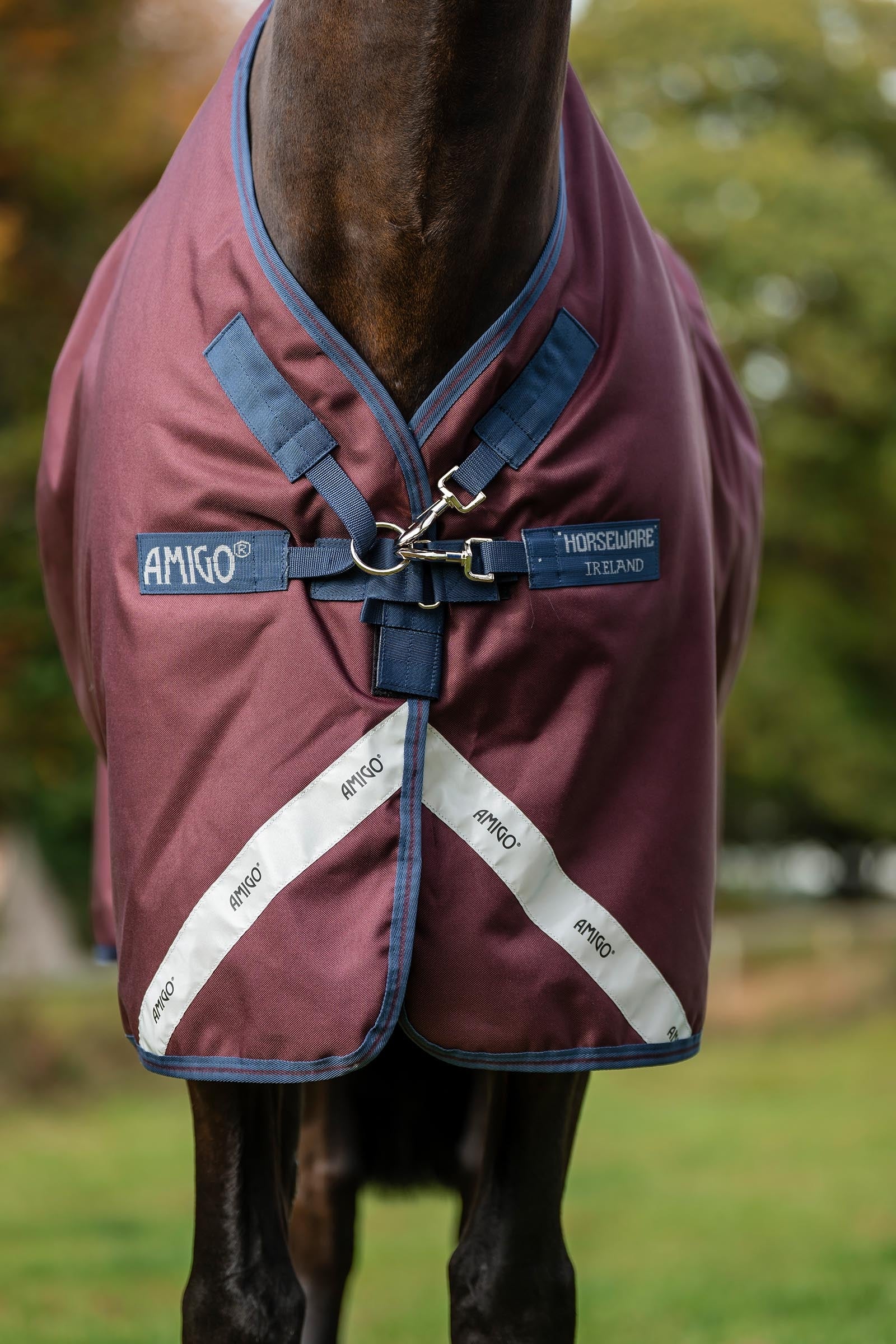Horseware Amigo Bravo 12 Plus Turnout Rug With Detachable Neck, 0g Horse Rugs