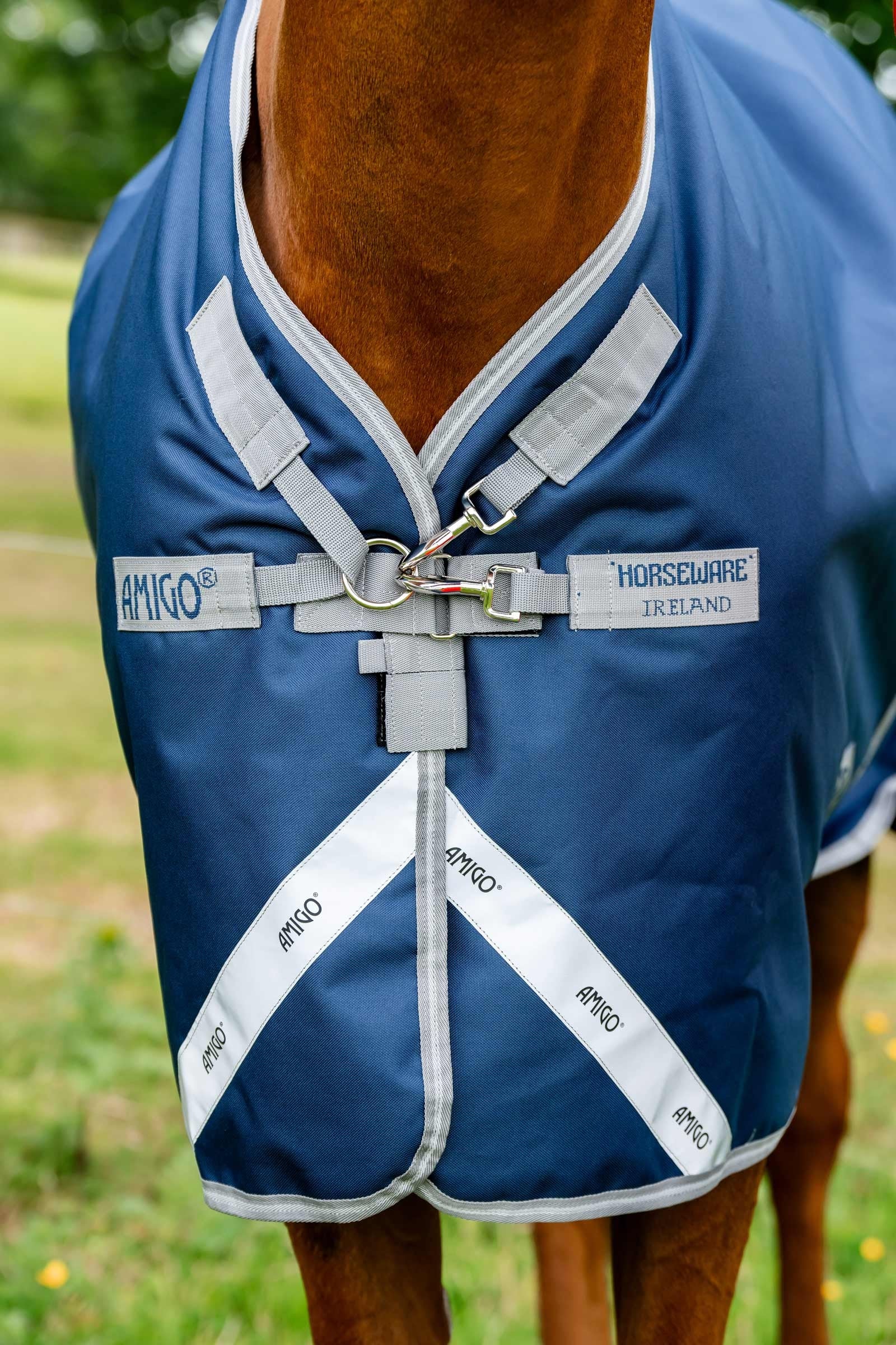 Horseware Amigo Bravo 12 Plus Turnout Rug With Detachable Neck, 0g Horse Rugs