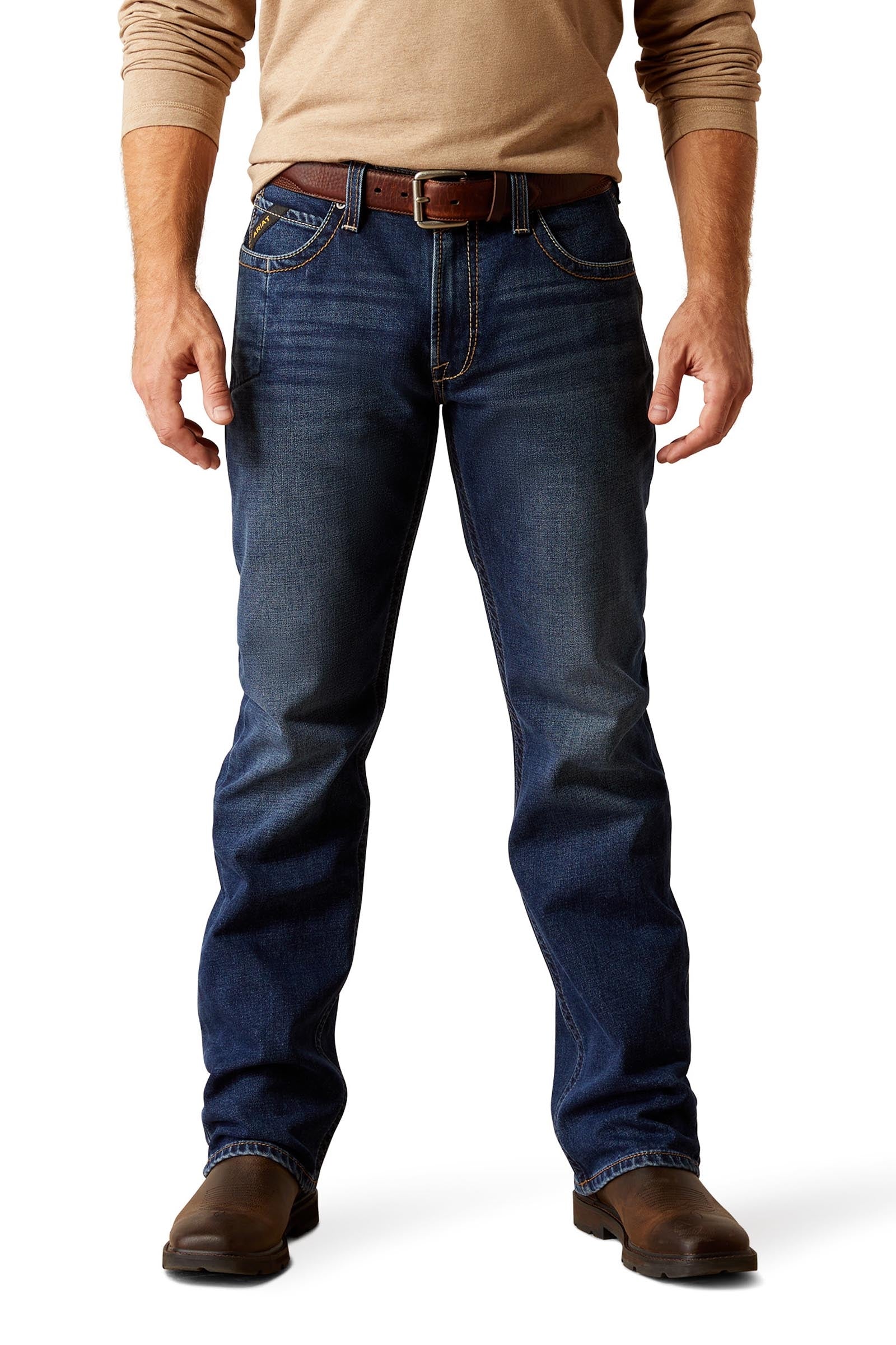 Ariat Rebar M5 Straight Acclimatize Pánské džíny rovného střihu Mens Riding Clothing